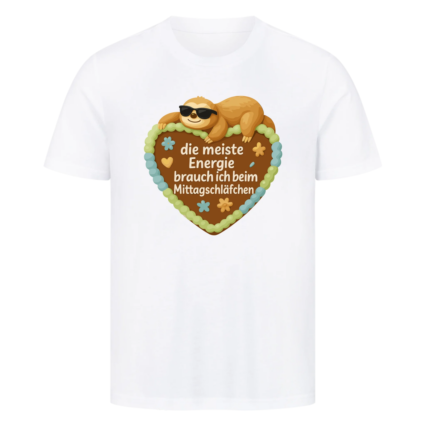 T-Shirt die meiste Energie brauch ich beim Mittagsschläfchen