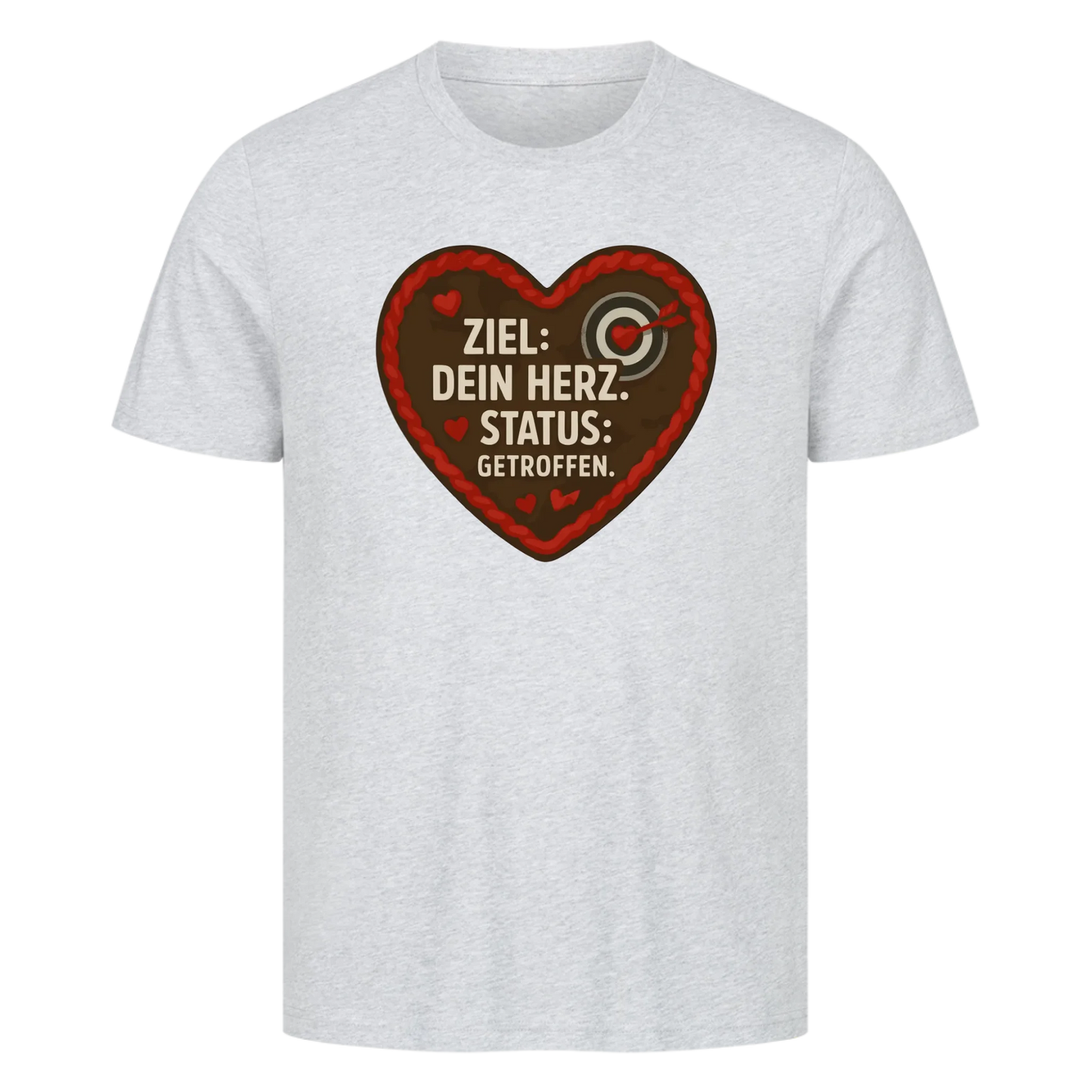 T-Shirt Ziel: Dein Herz, Status: getroffen