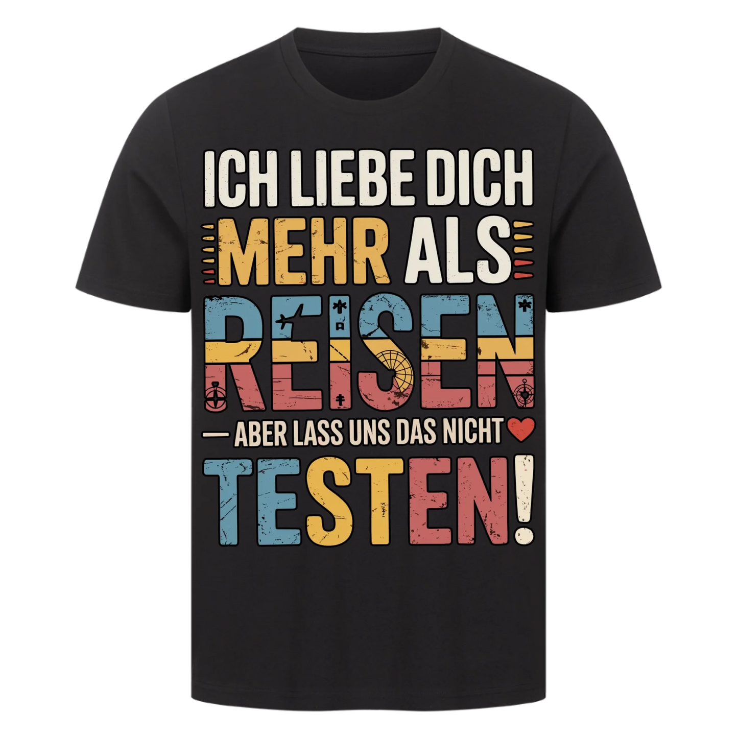 Ich liebe dich mehr als Reisen premium T-Shirt 7
