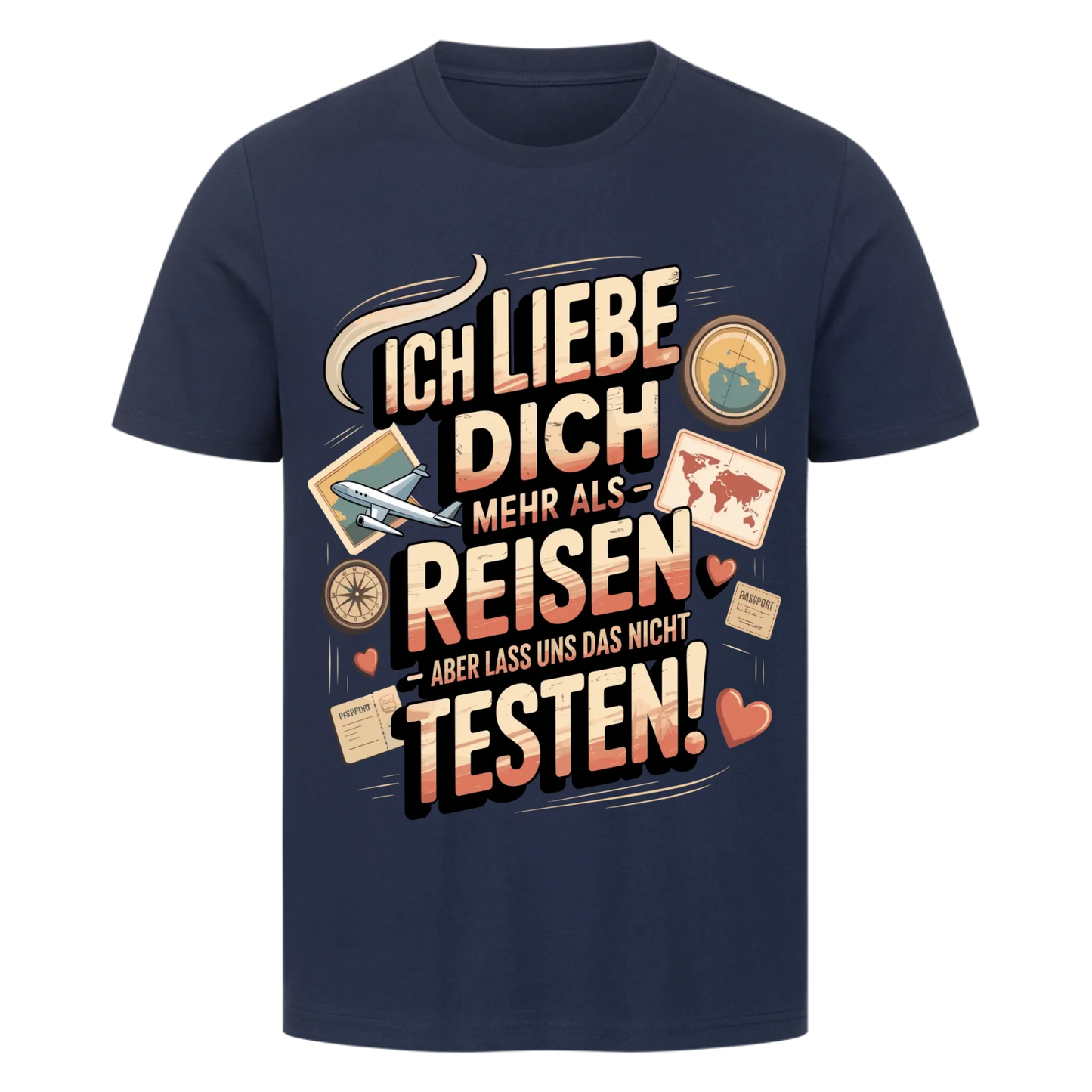Ich liebe dich mehr als Reisen premium T-Shirt 14