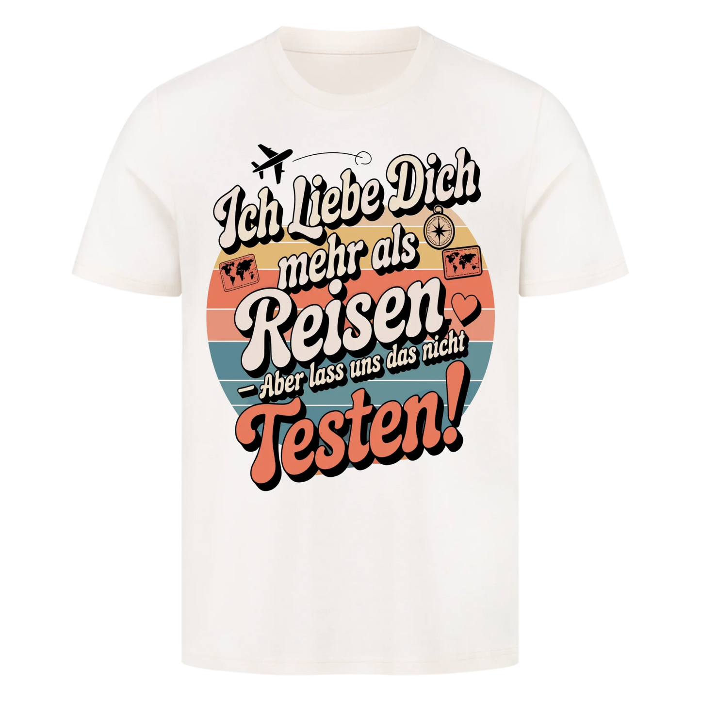 Ich liebe dich mehr als Reisen premium T-Shirt 22