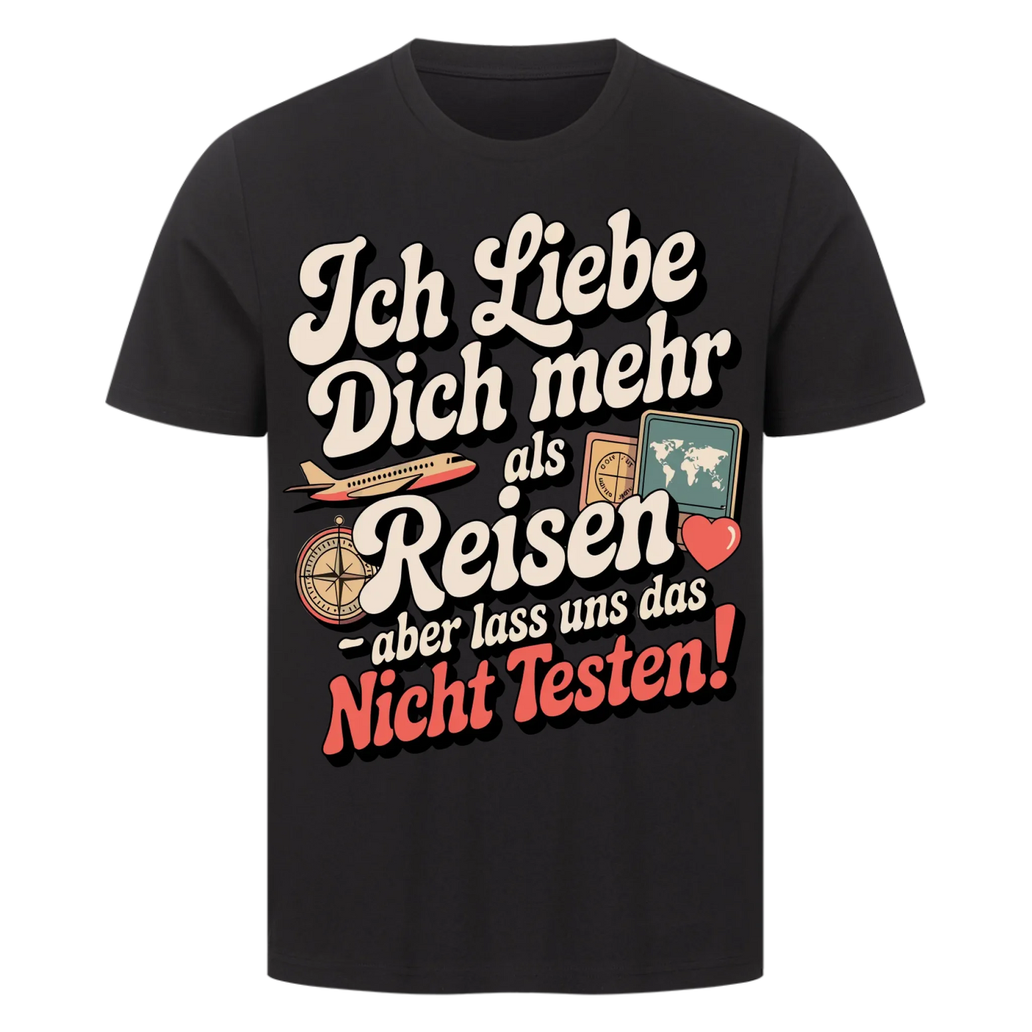 Ich liebe dich mehr als Reisen premium T-Shirt 25