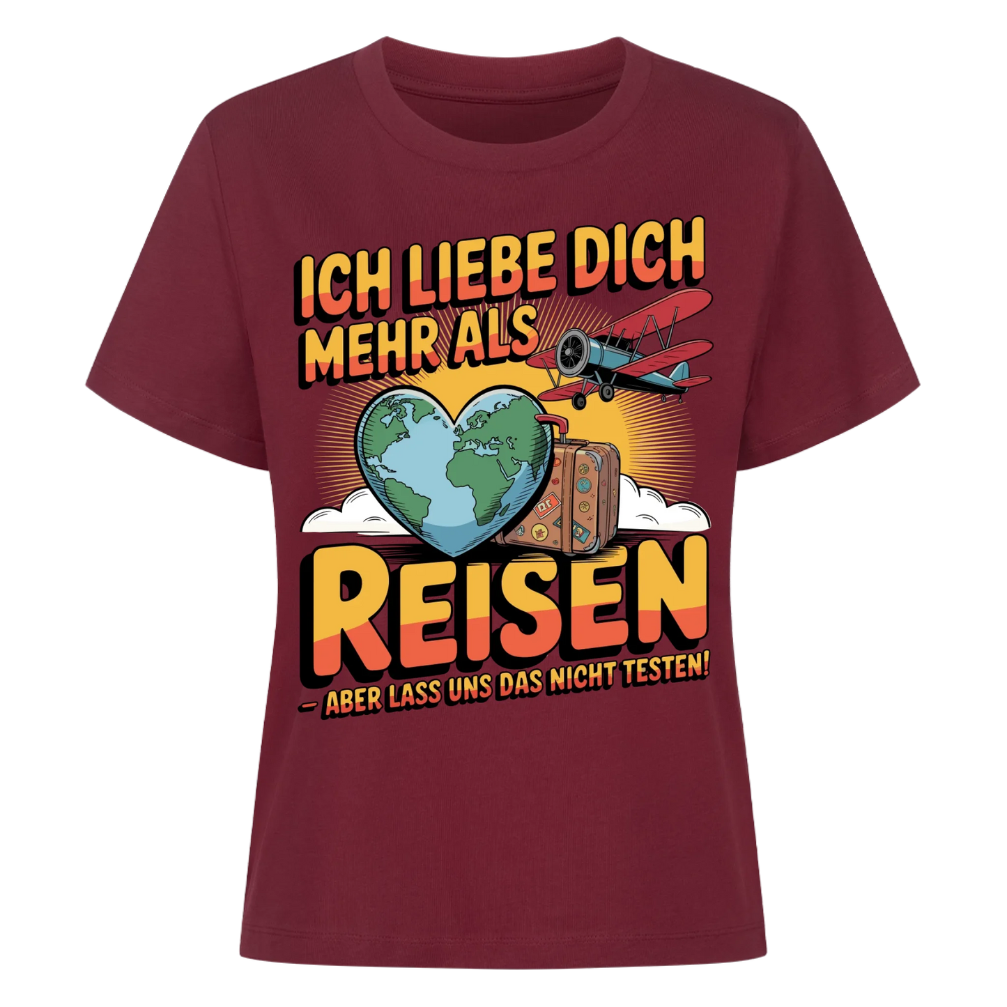 Ich liebe dich mehr als Reisen aber lass uns das nicht testen Lady Shirt 32