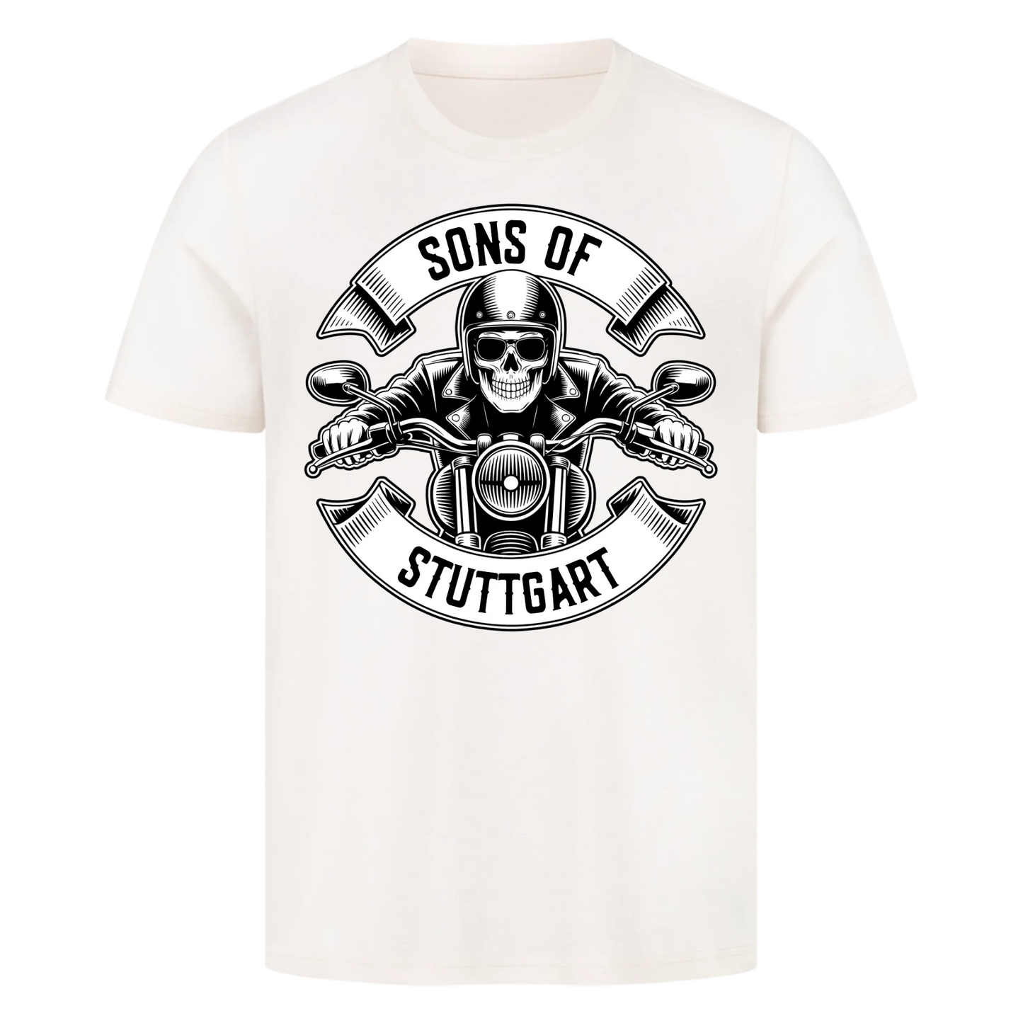 Personalisiertes Biker Frontdruck Premium T-Shirt – mit individuellem Brustlogo 6