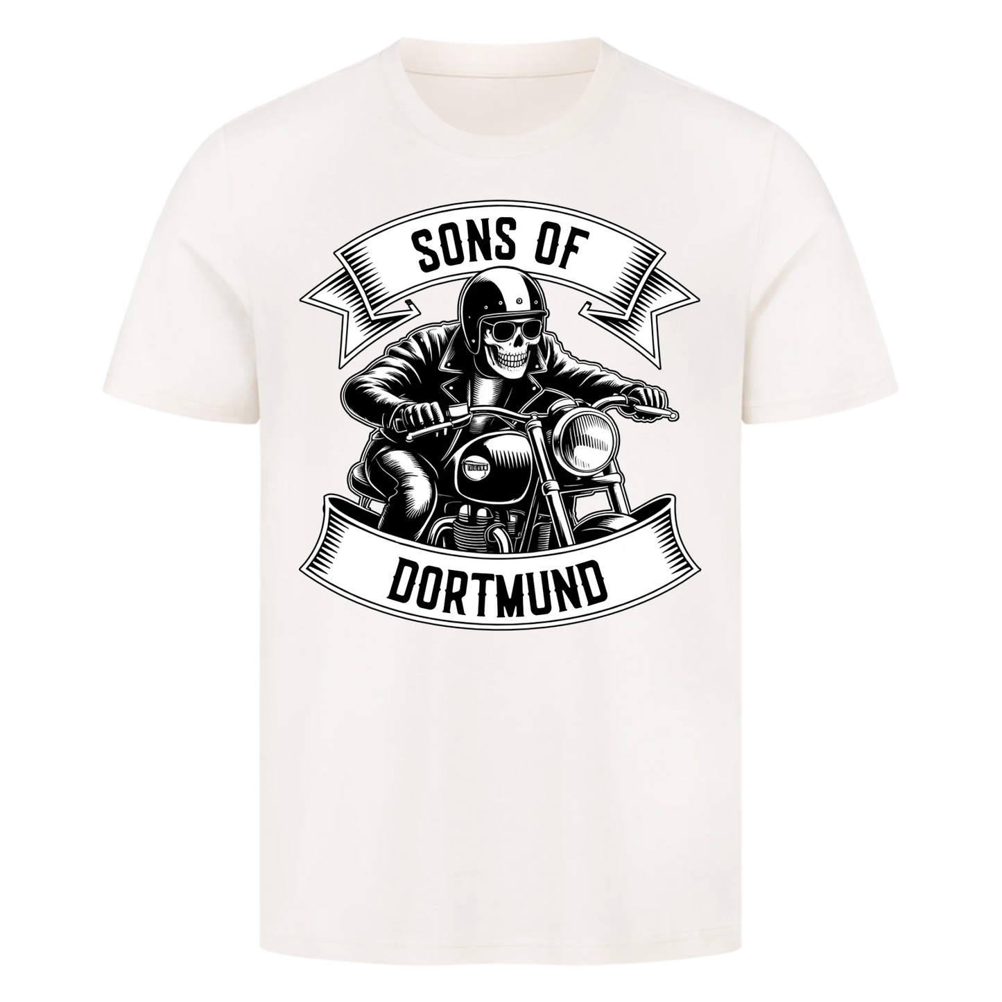 Personalisiertes Biker Frontdruck Premium T-Shirt – mit individuellem Brustlogo 7