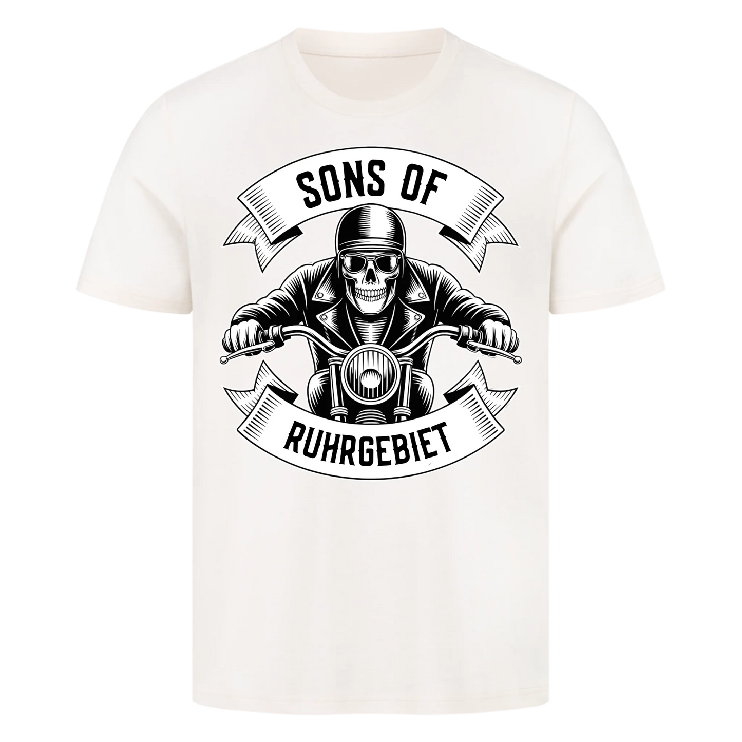 Personalisiertes Biker Frontdruck Premium T-Shirt – mit individuellem Brustlogo 8