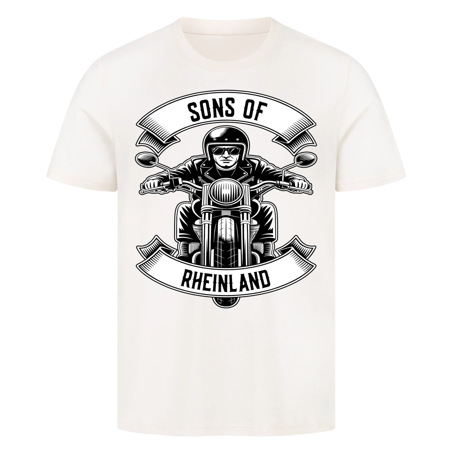 Personalisiertes Biker Frontdruck Premium T-Shirt – mit individuellem Brustlogo 10