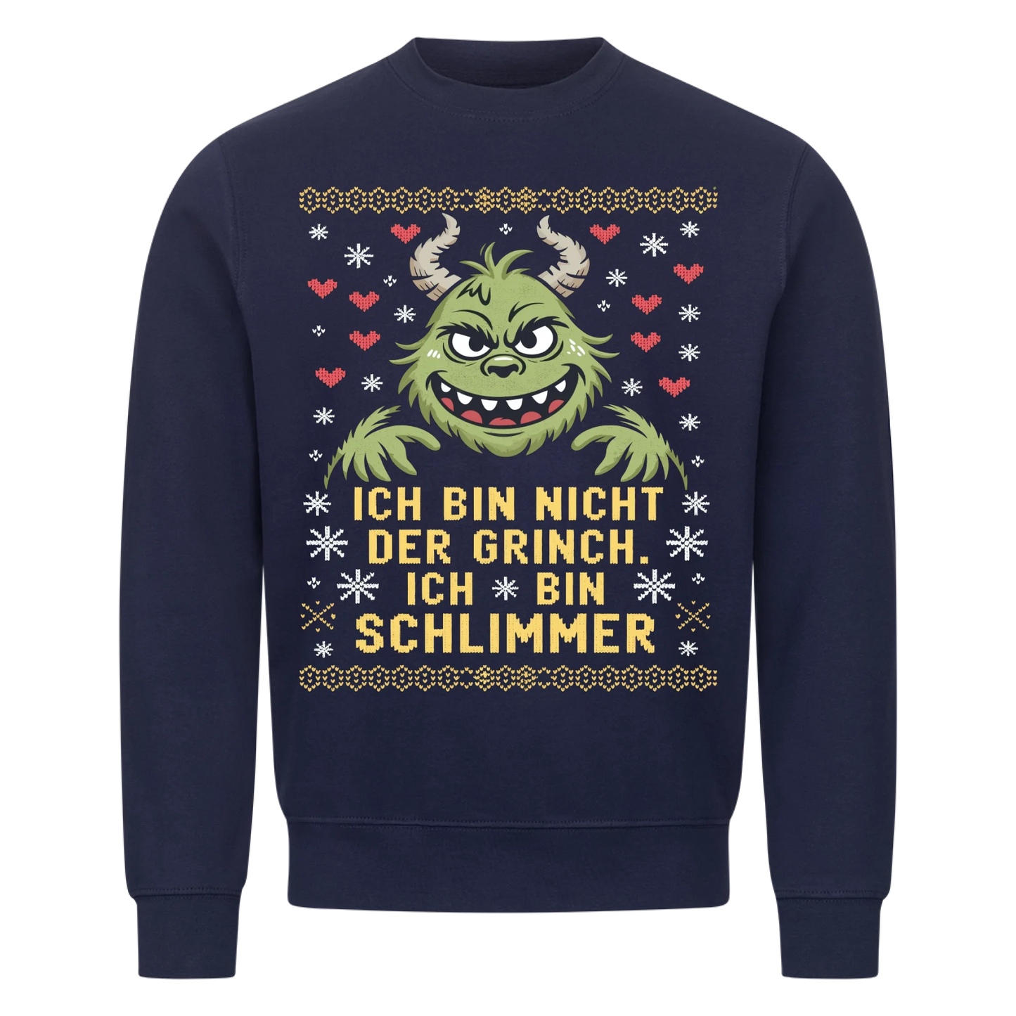 Ugly Christmas Grinch Premium Sweatshirt 4