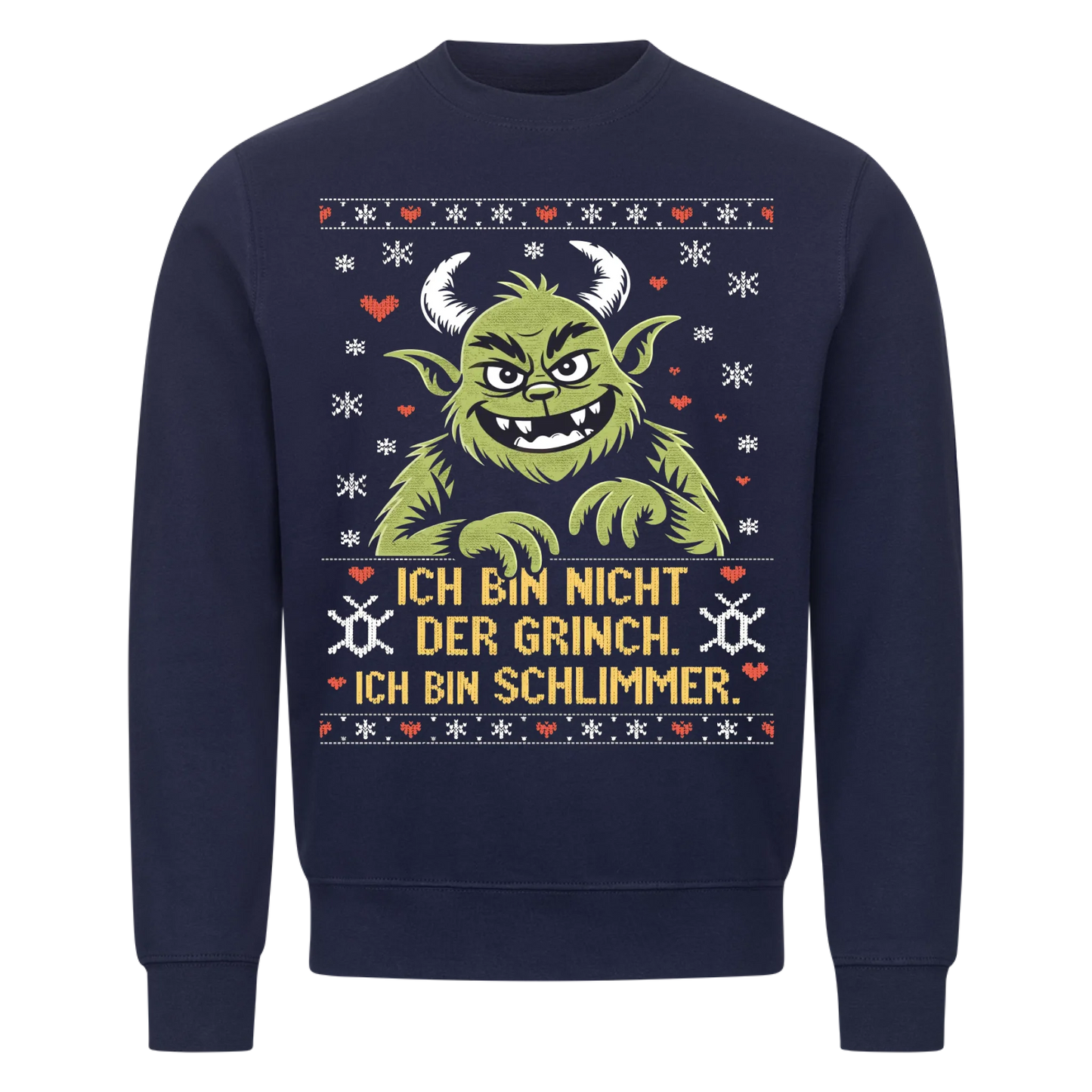 Ugly Christmas Grinch Premium Sweatshirt 6