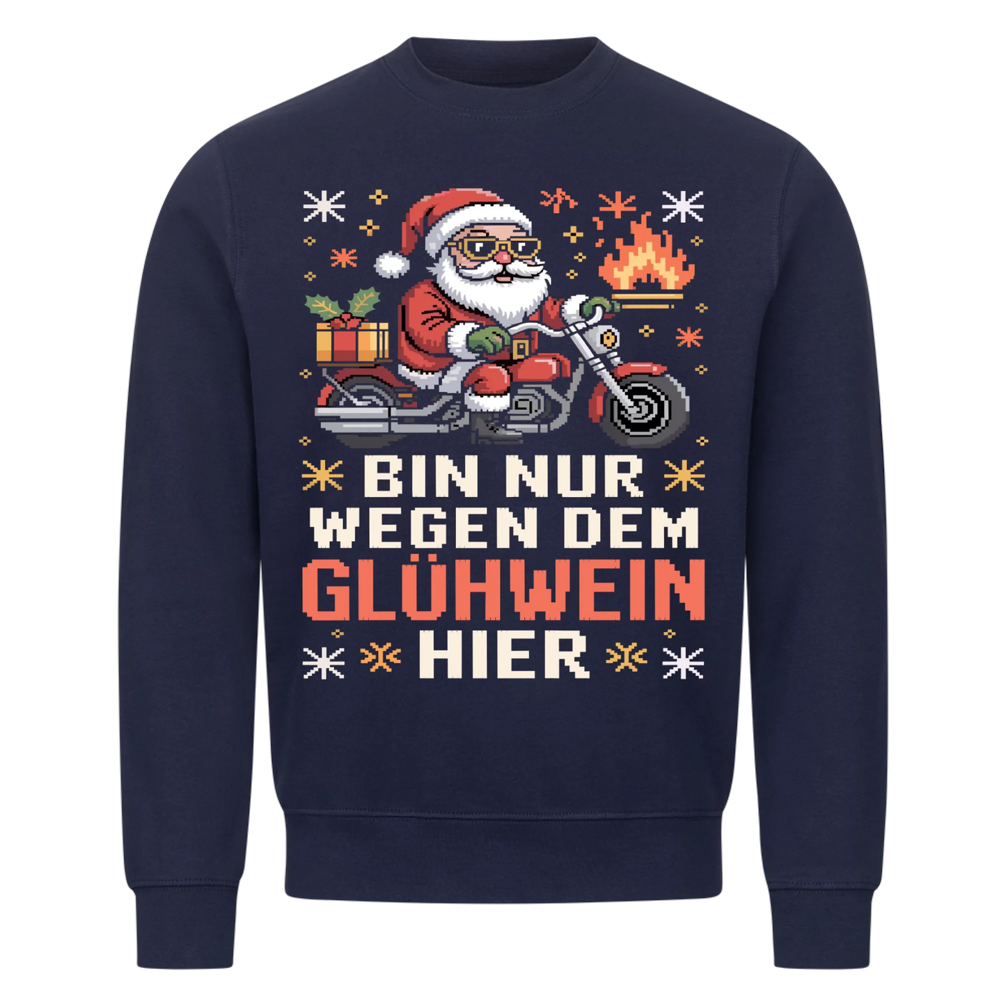 Ugly Christmas Santa Glühwein Premium Sweatshirt