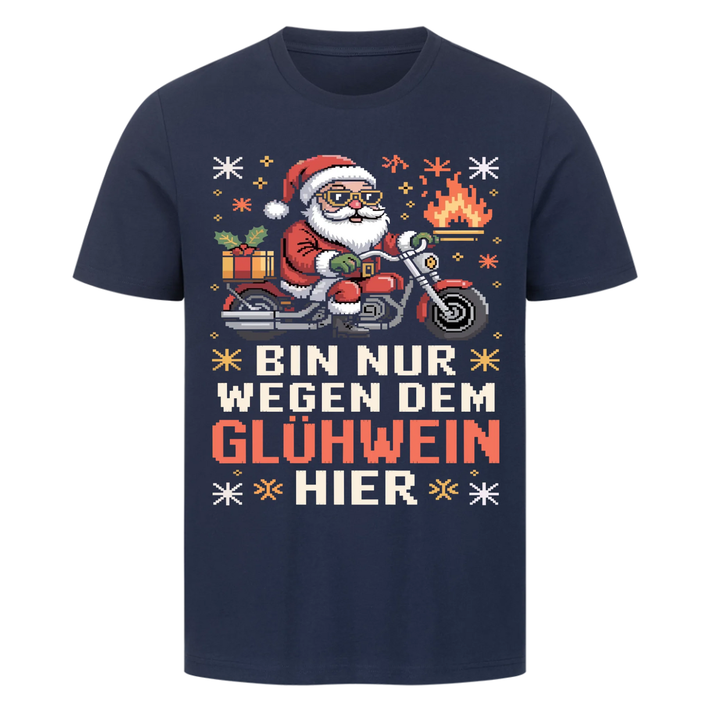 Ugly Christmas Santa Glühwein Premium T-Shirt
