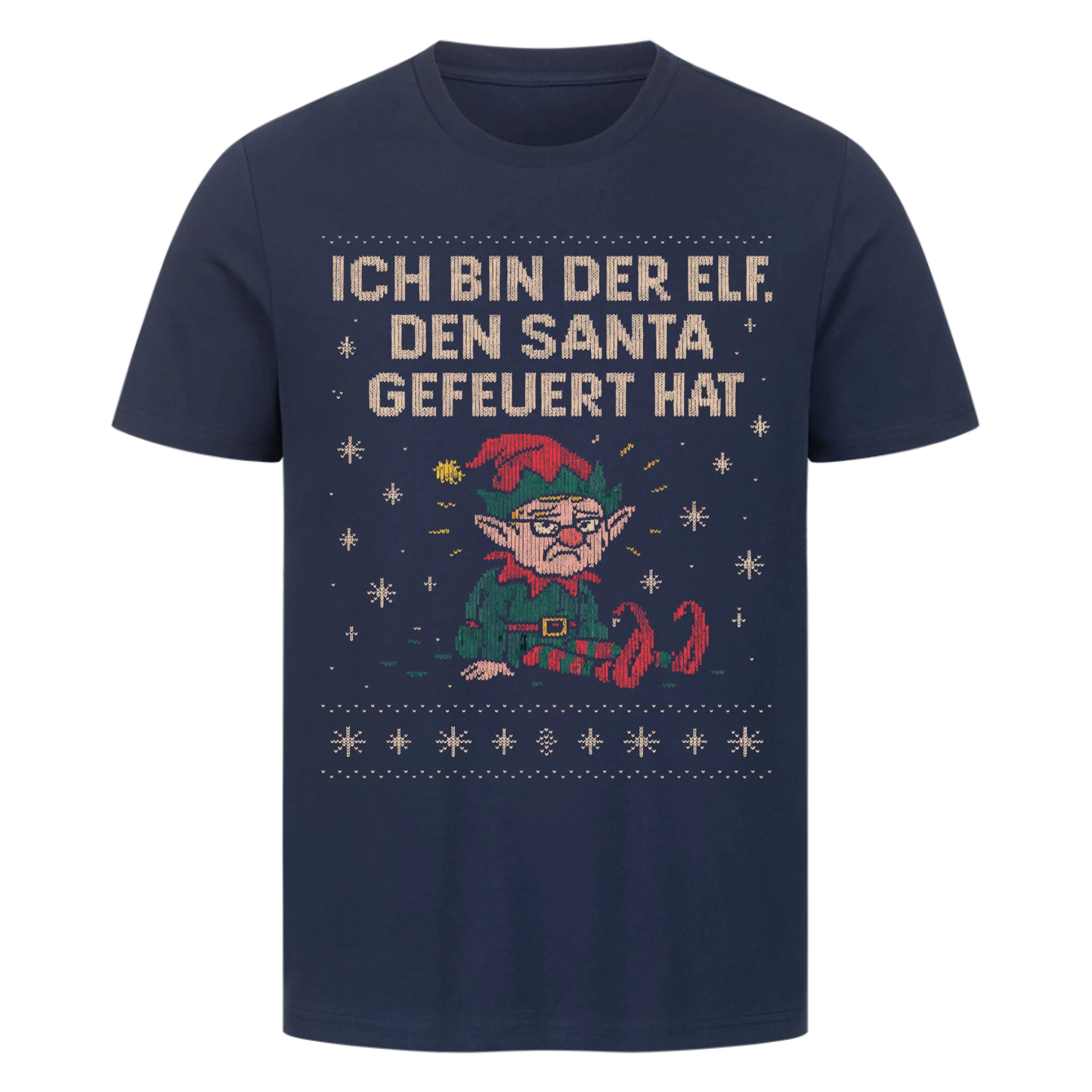 Ugly Christmas gefeuerter Elf Premium T-Shirt