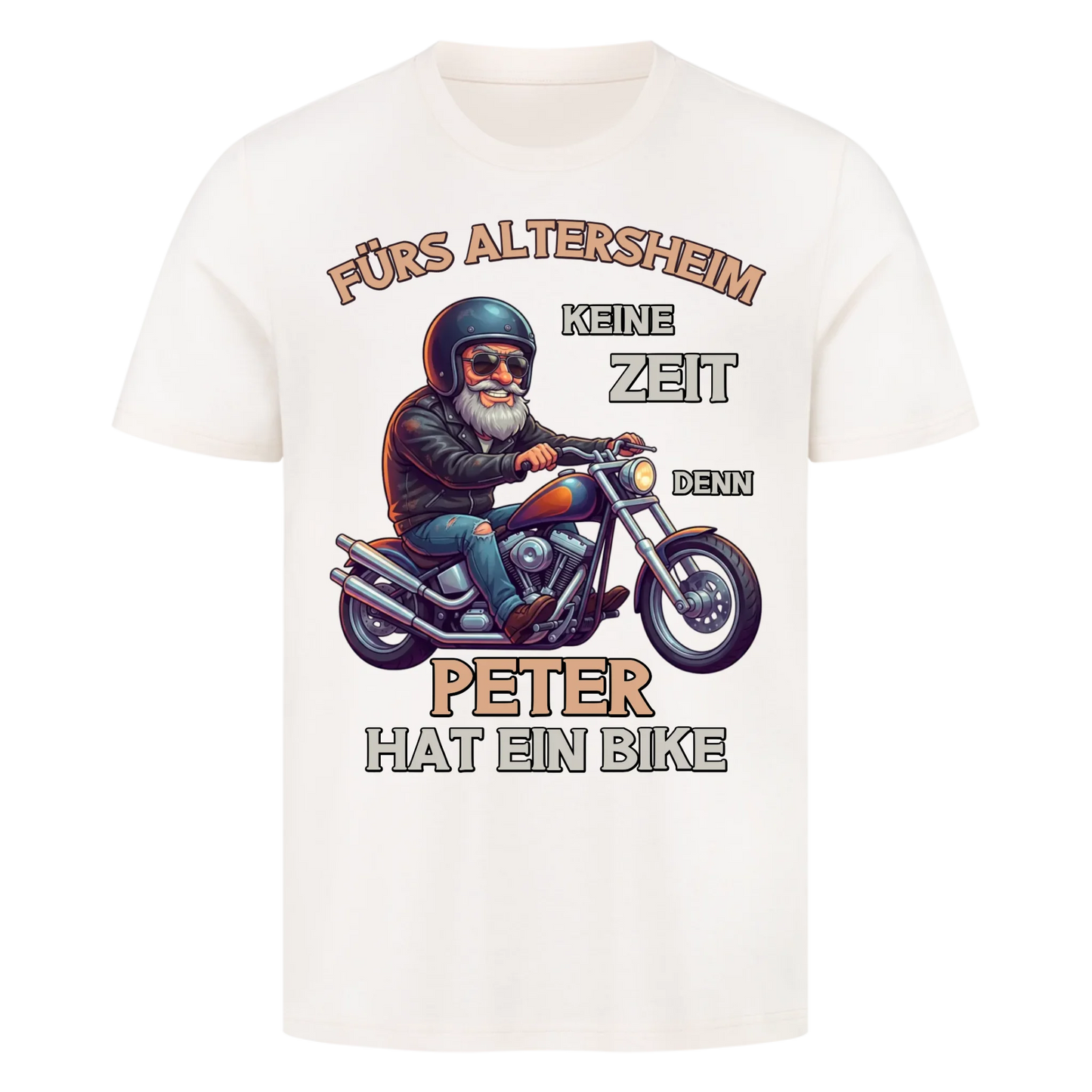 Fürs Altersheim keine Zeit Rentner mit Stil personalisiert Premium T-Shirt copy