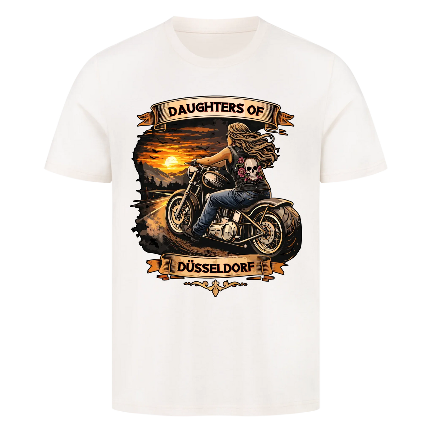 Daughters of jung und wild personalisiertes Premium T-Shirt