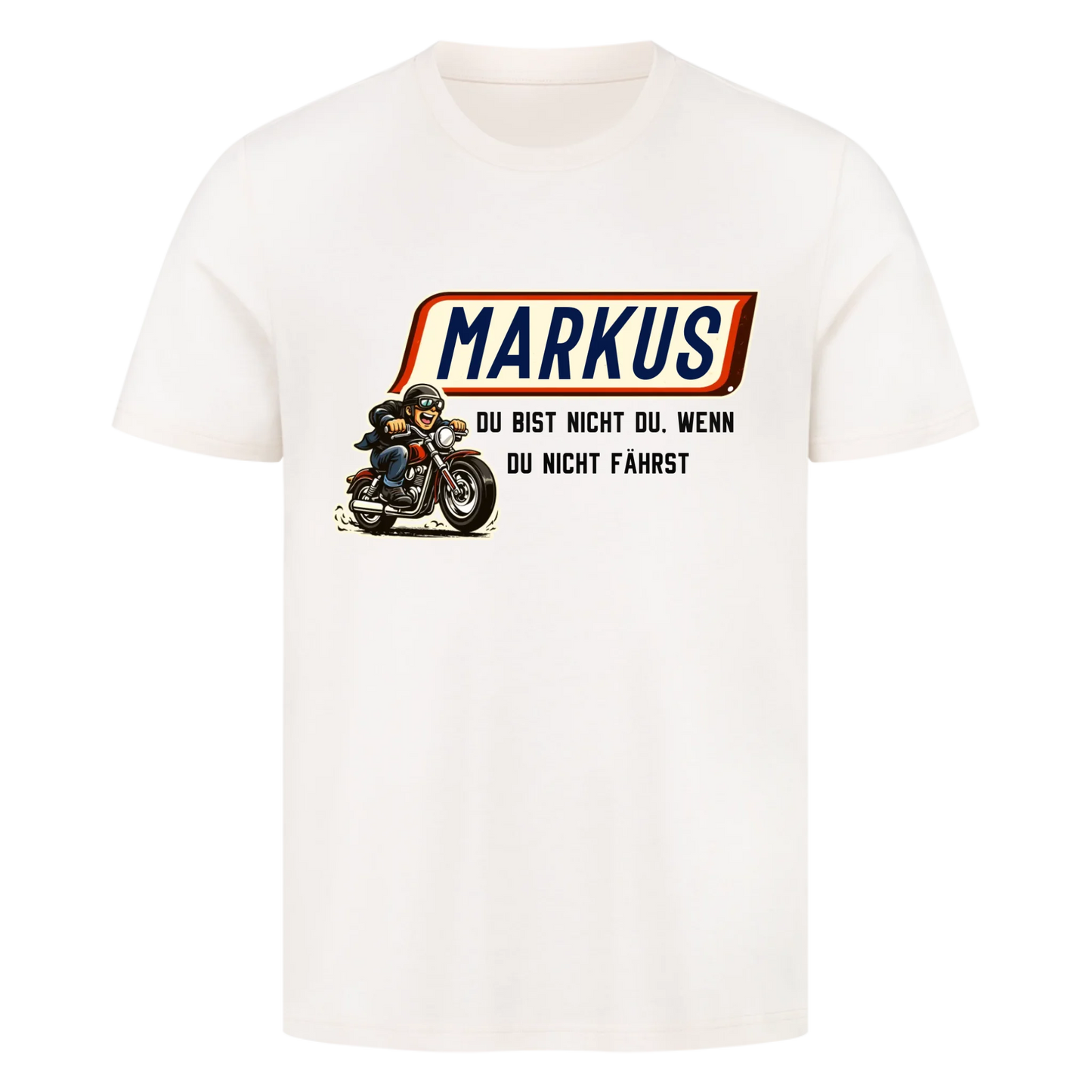 Du bist nicht du, wenn du nicht fährst hell personalisiertes Premium T-Shirt