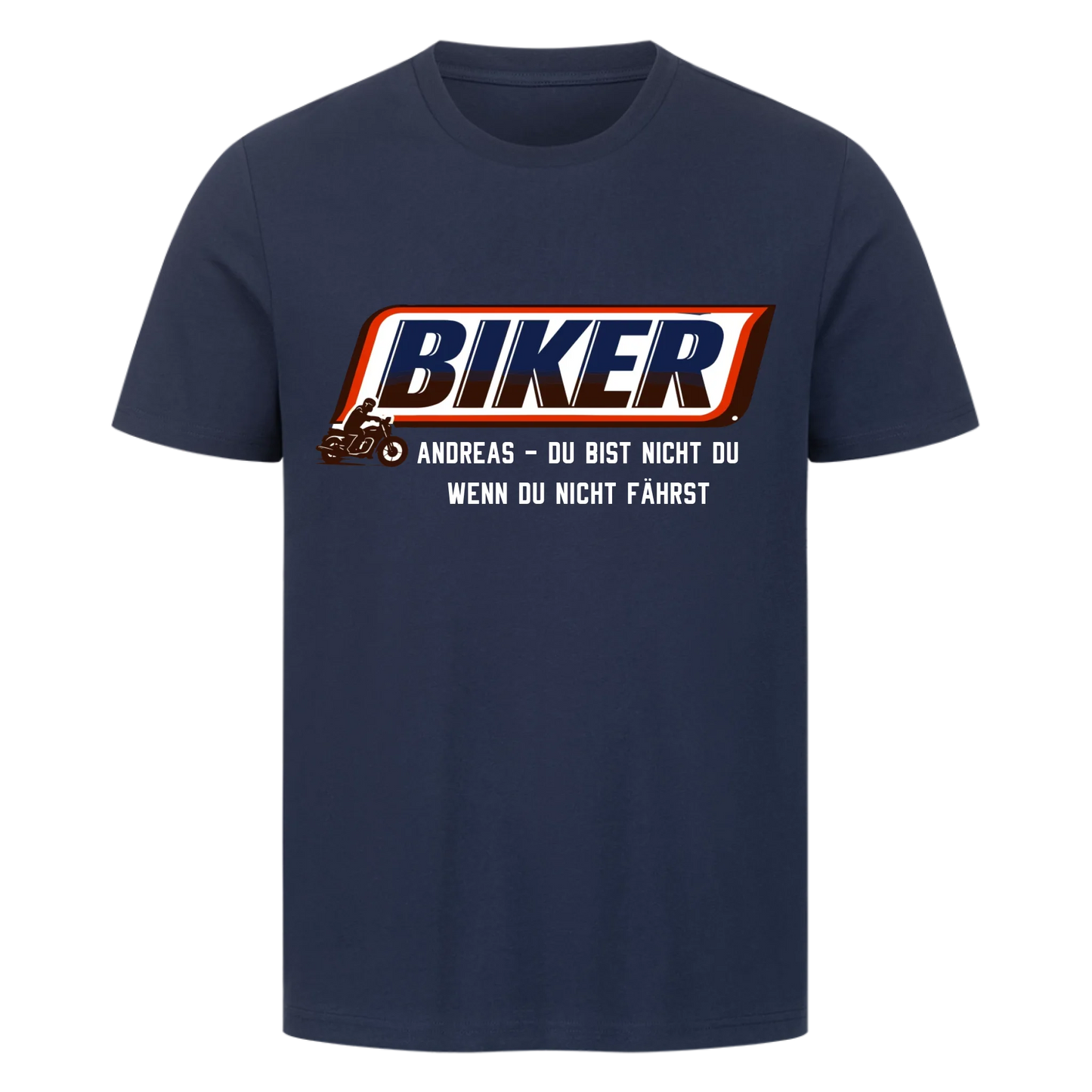 Biker du bist nicht du personalisiertes Premium T-Shirt
