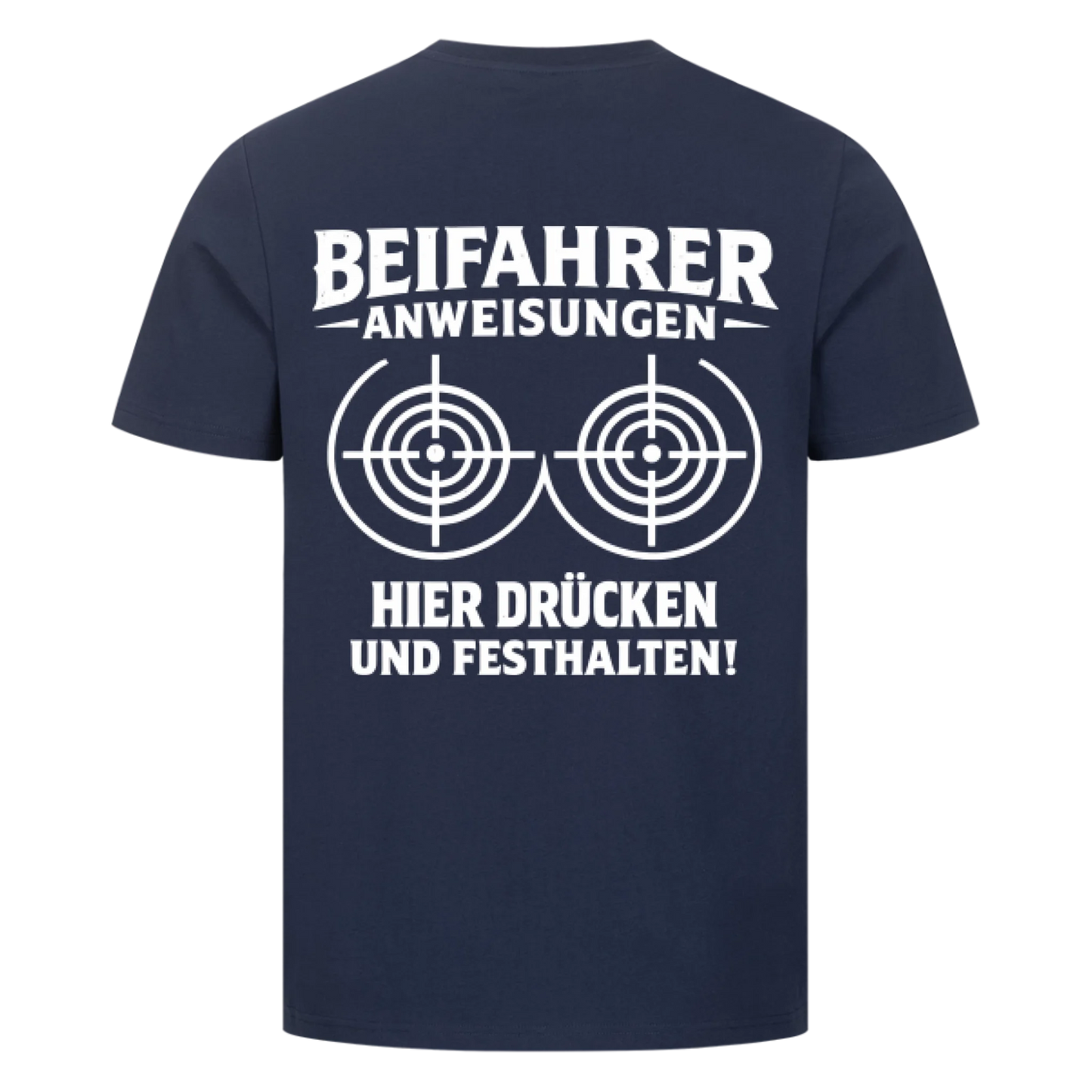 Beifahrer Anweisungen Rücken Edition personalisiert Premium T-Shirt