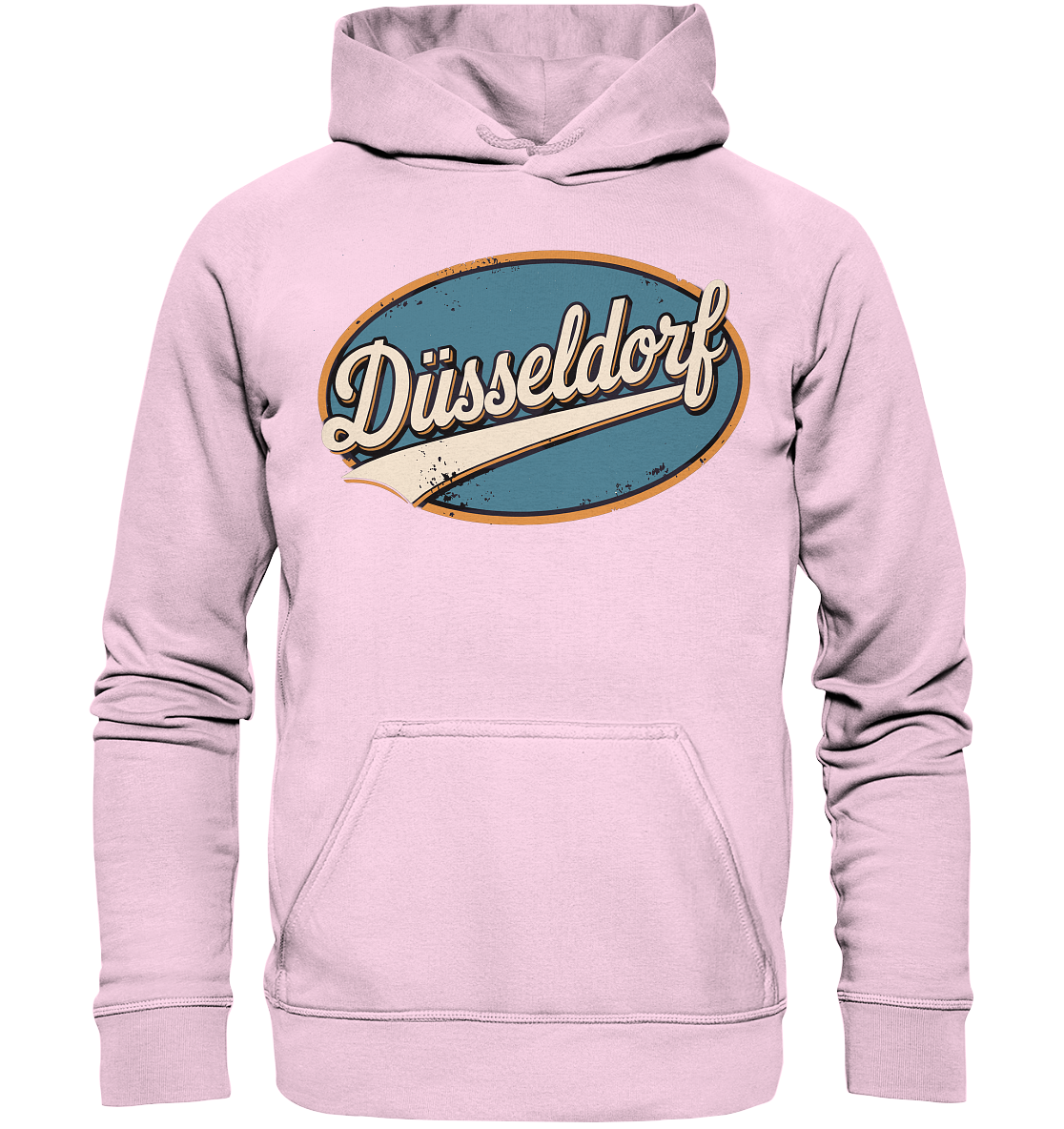 Düsseldorf Retro – Stilvolle Nostalgie trifft modernen Look - Basic Unisex Hoodie