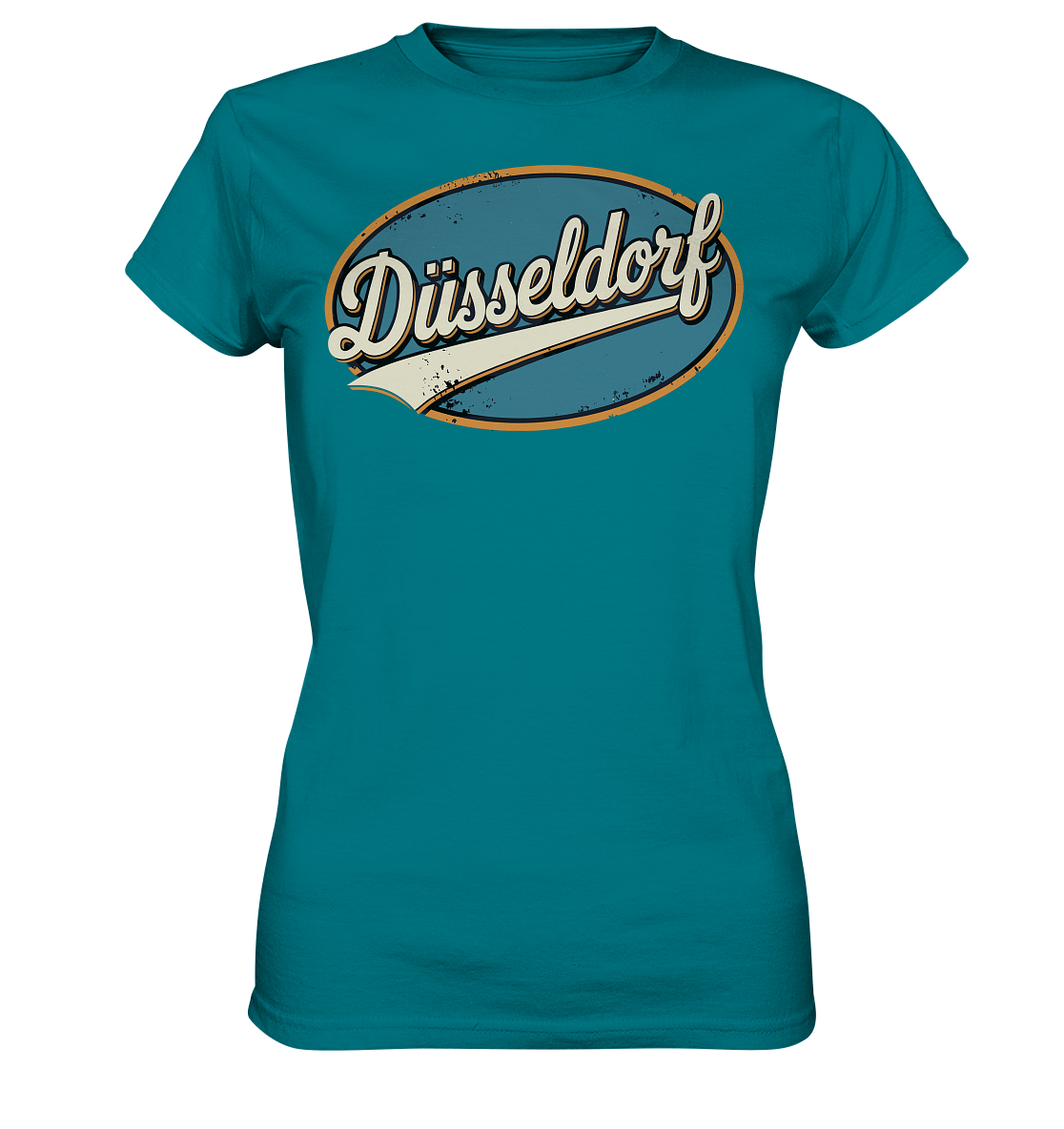 Düsseldorf Retro – Stilvolle Nostalgie trifft modernen Look - Ladies Premium Shirt