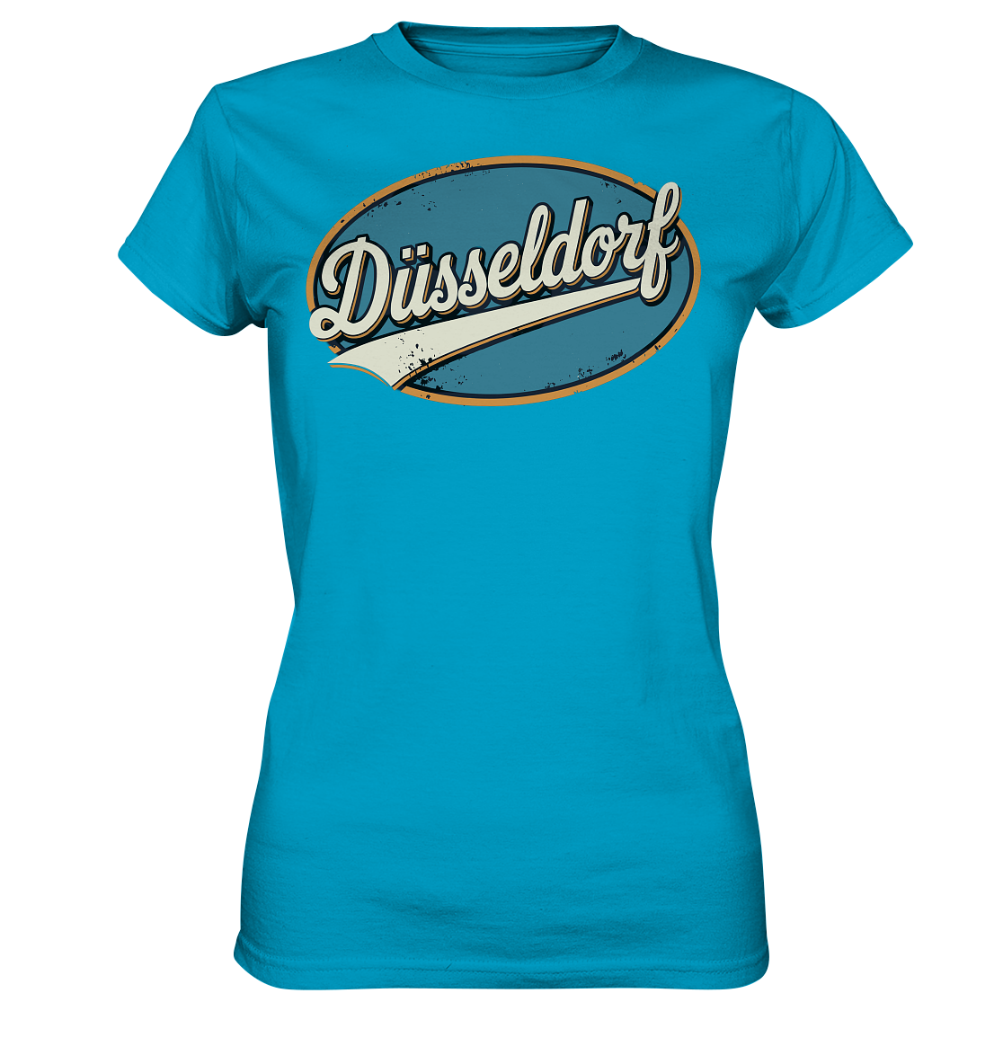 Düsseldorf Retro – Stilvolle Nostalgie trifft modernen Look - Ladies Premium Shirt