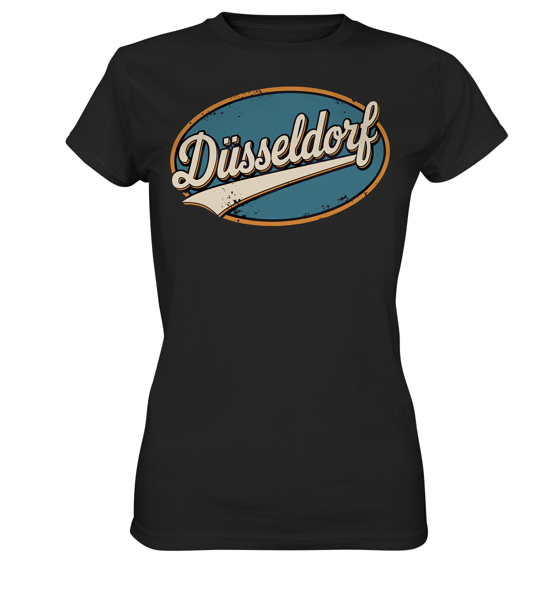 Düsseldorf Retro – Stilvolle Nostalgie trifft modernen Look - Ladies Premium Shirt
