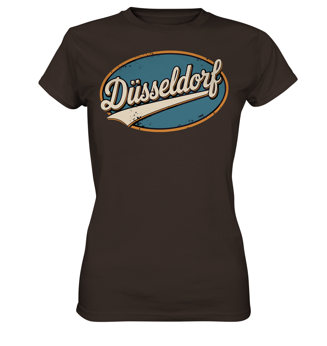 Düsseldorf Retro – Stilvolle Nostalgie trifft modernen Look - Ladies Premium Shirt
