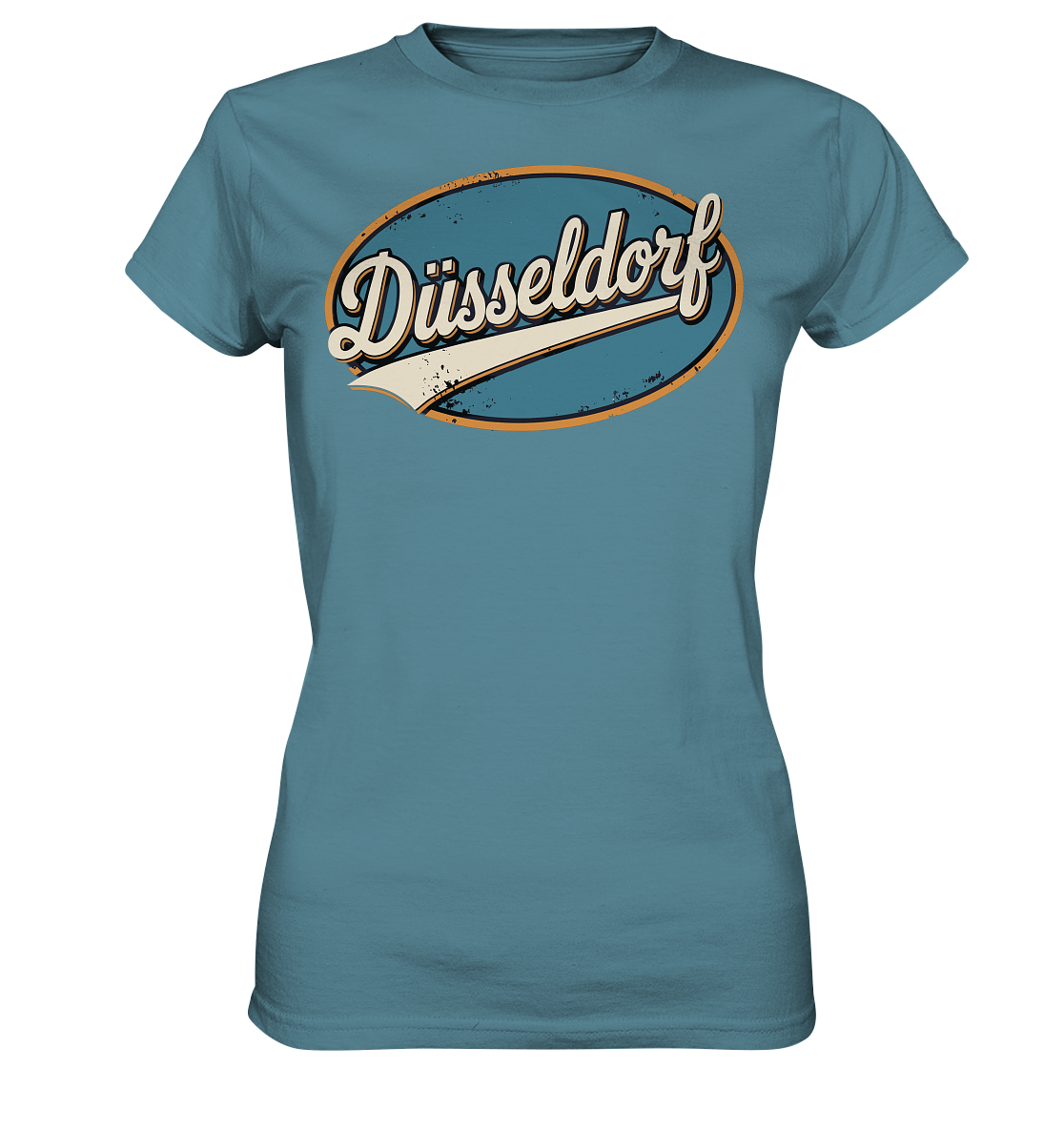 Düsseldorf Retro – Stilvolle Nostalgie trifft modernen Look - Ladies Premium Shirt