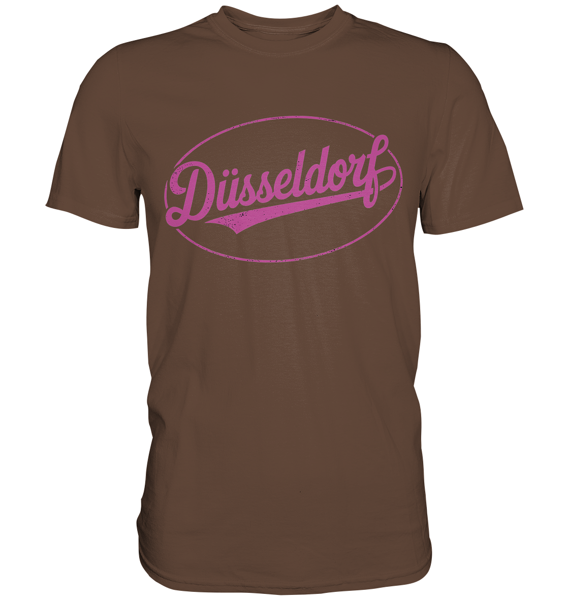 Düsseldorf Logo Retro – Stilvolle Nostalgie trifft modernen Look - Premium Shirt