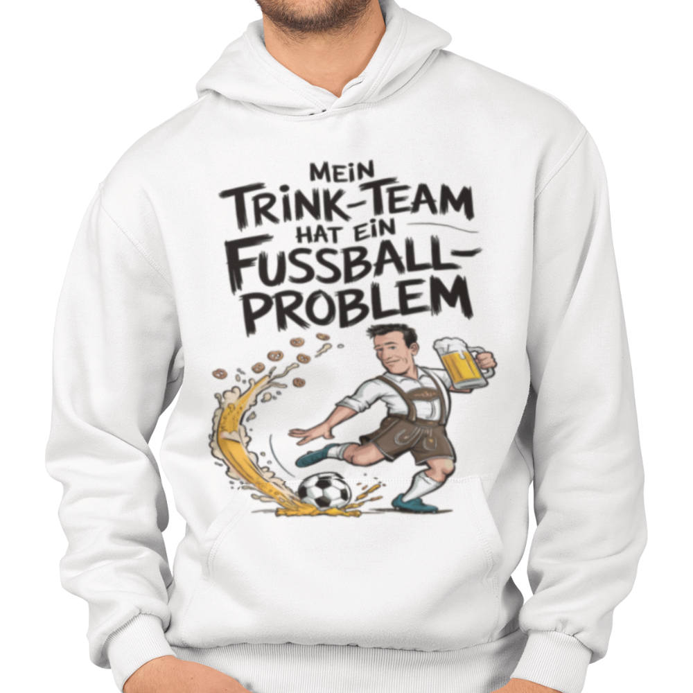Mein Trink Team hat ein Fußball Problem H015 Classic Hoodie - Mit Taschendruck