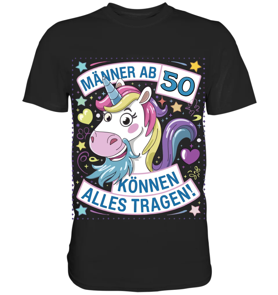 Männer ab [50]  können alles tragen - Premium Shirt