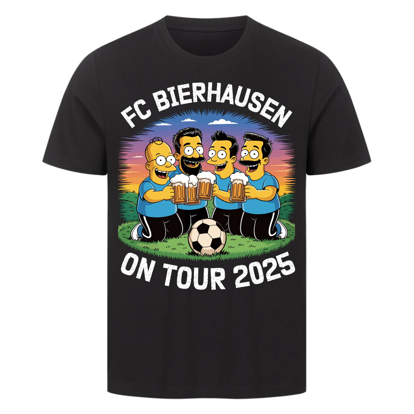 ⚽🍺 FC Bierhausen on Tour 2025 Personalisiert T041 Premium T-Shirt