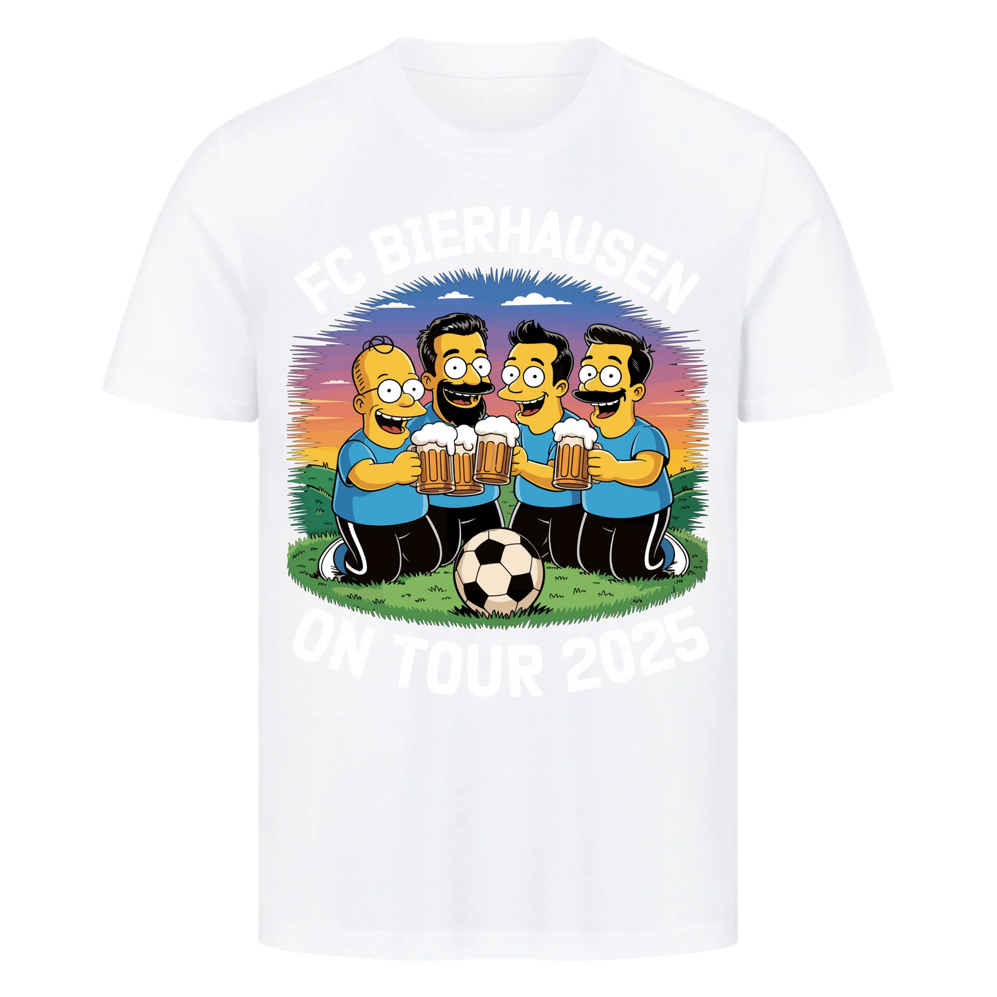 ⚽🍺 FC Bierhausen on Tour 2025 Personalisiert T041 Premium T-Shirt