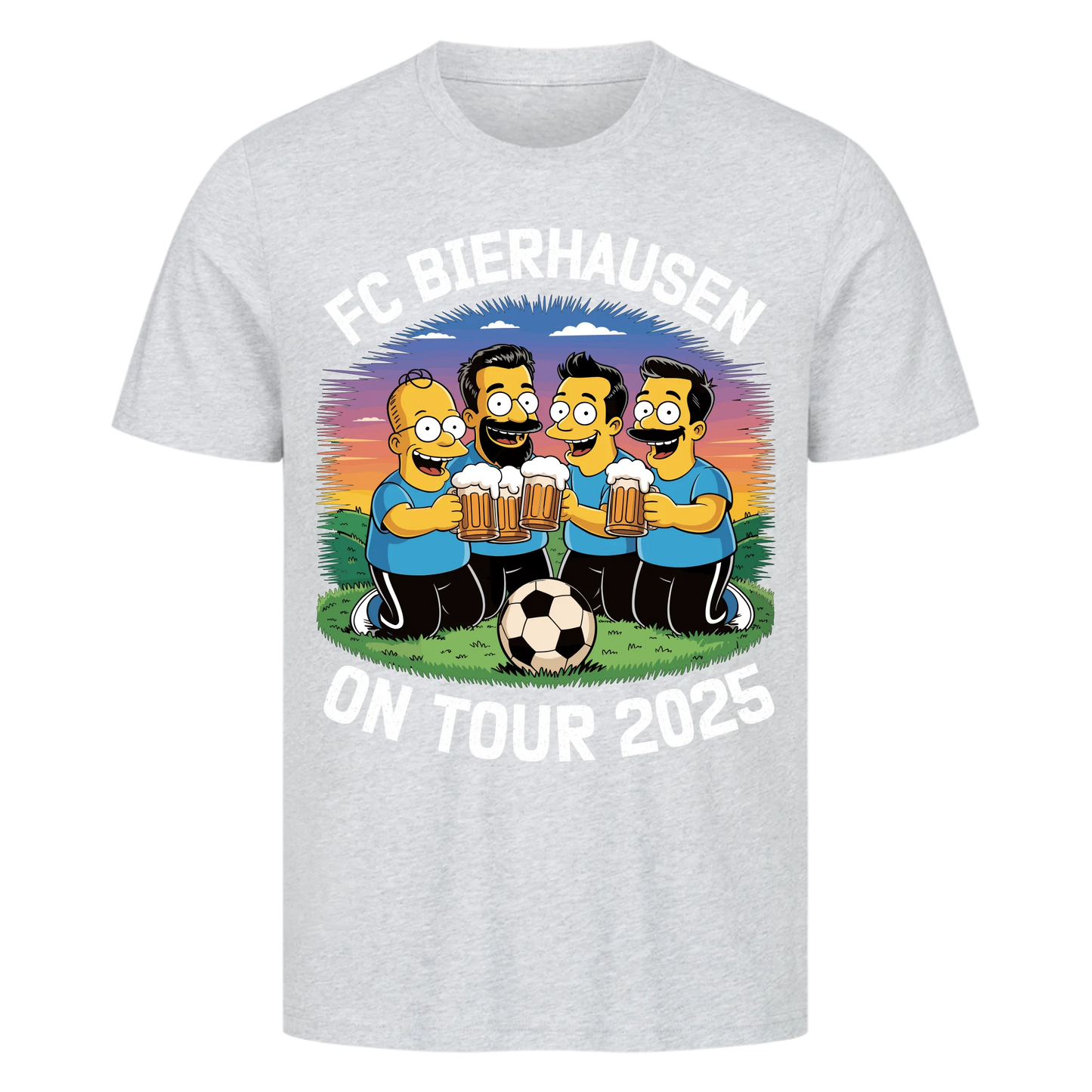 ⚽🍺 FC Bierhausen on Tour 2025 Personalisiert T041 Premium T-Shirt