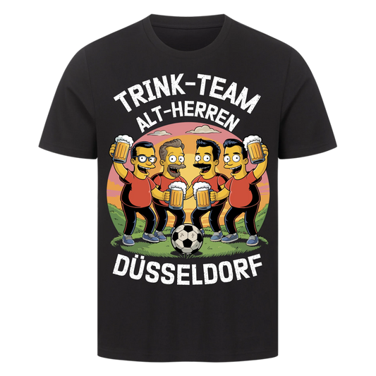 ⚽🍺 Trink-Team Alt-Herren Düsseldorf Personalisiert T043 Premium T-Shirt