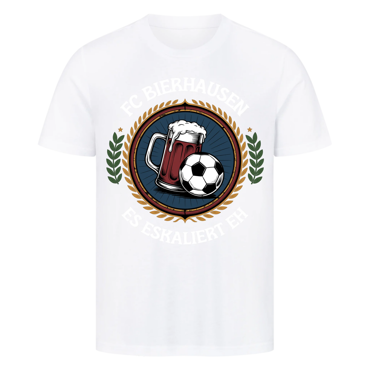 ⚽FC Bierhausen -  Es eskaliert eh Personalisiert Premium T-Shirt