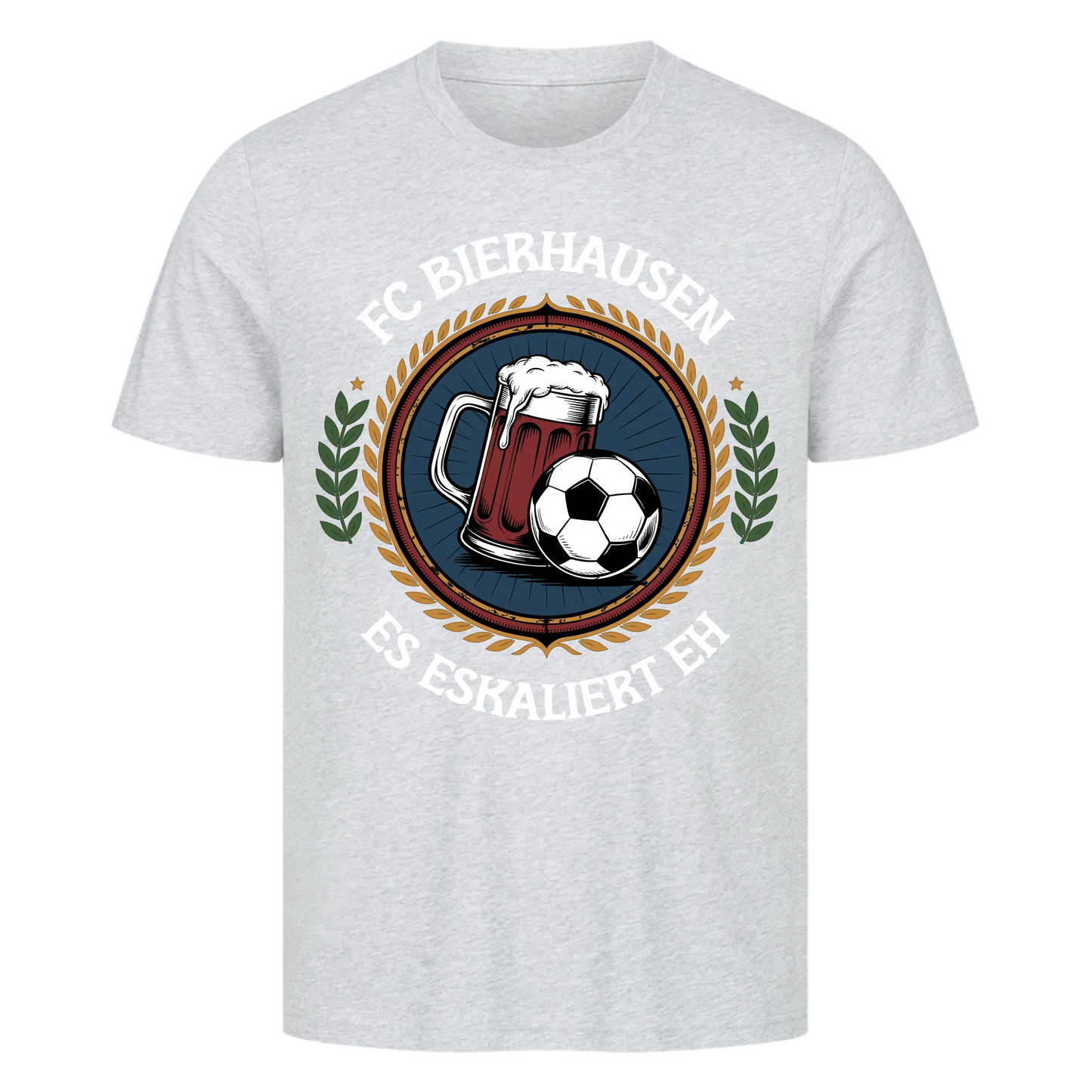 ⚽FC Bierhausen -  Es eskaliert eh Personalisiert Premium T-Shirt