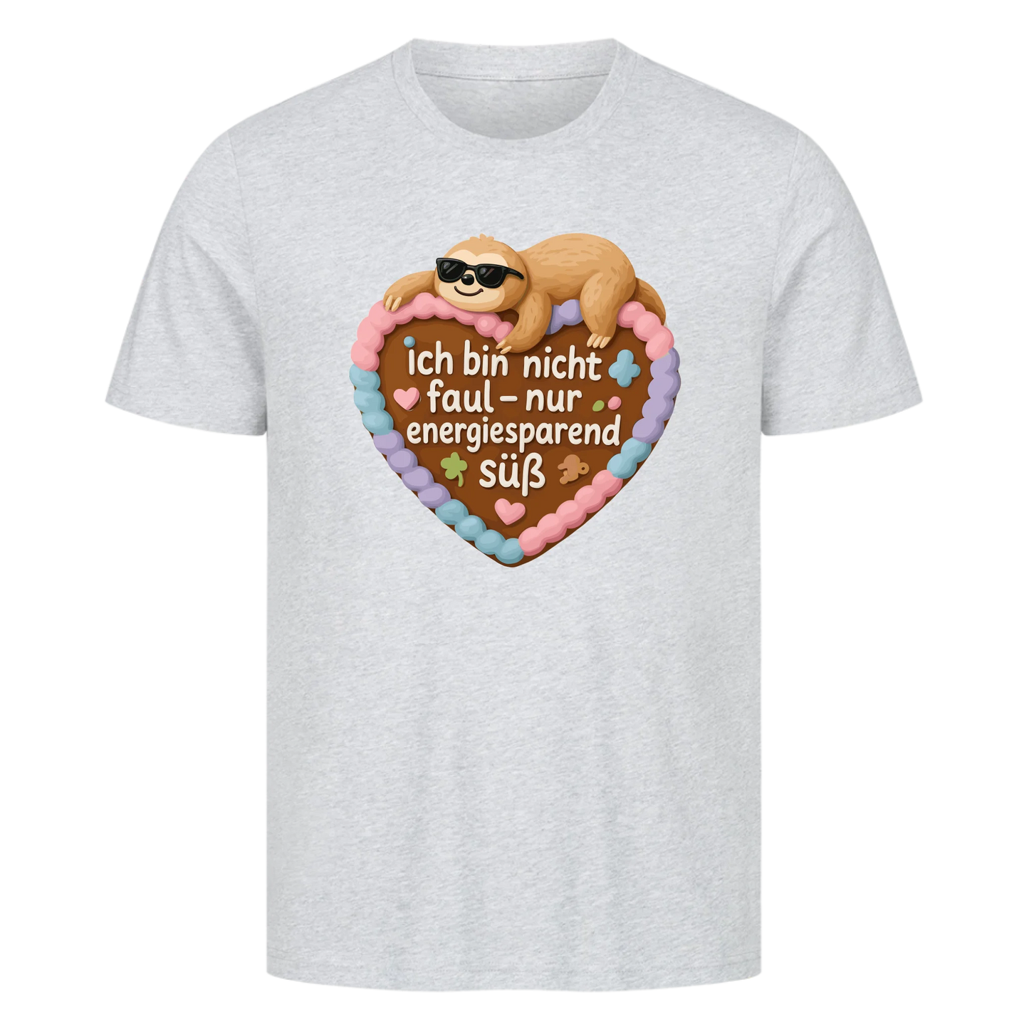 T-Shirt Ich bin nicht faul, nur energiesparend süß