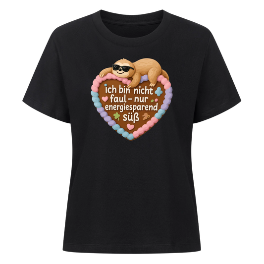 lady shirt Ich bin nicht faul - nur energiesparend süß