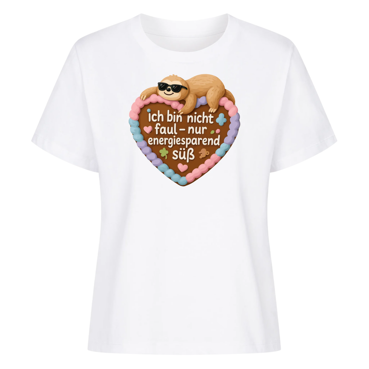 lady shirt Ich bin nicht faul - nur energiesparend süß