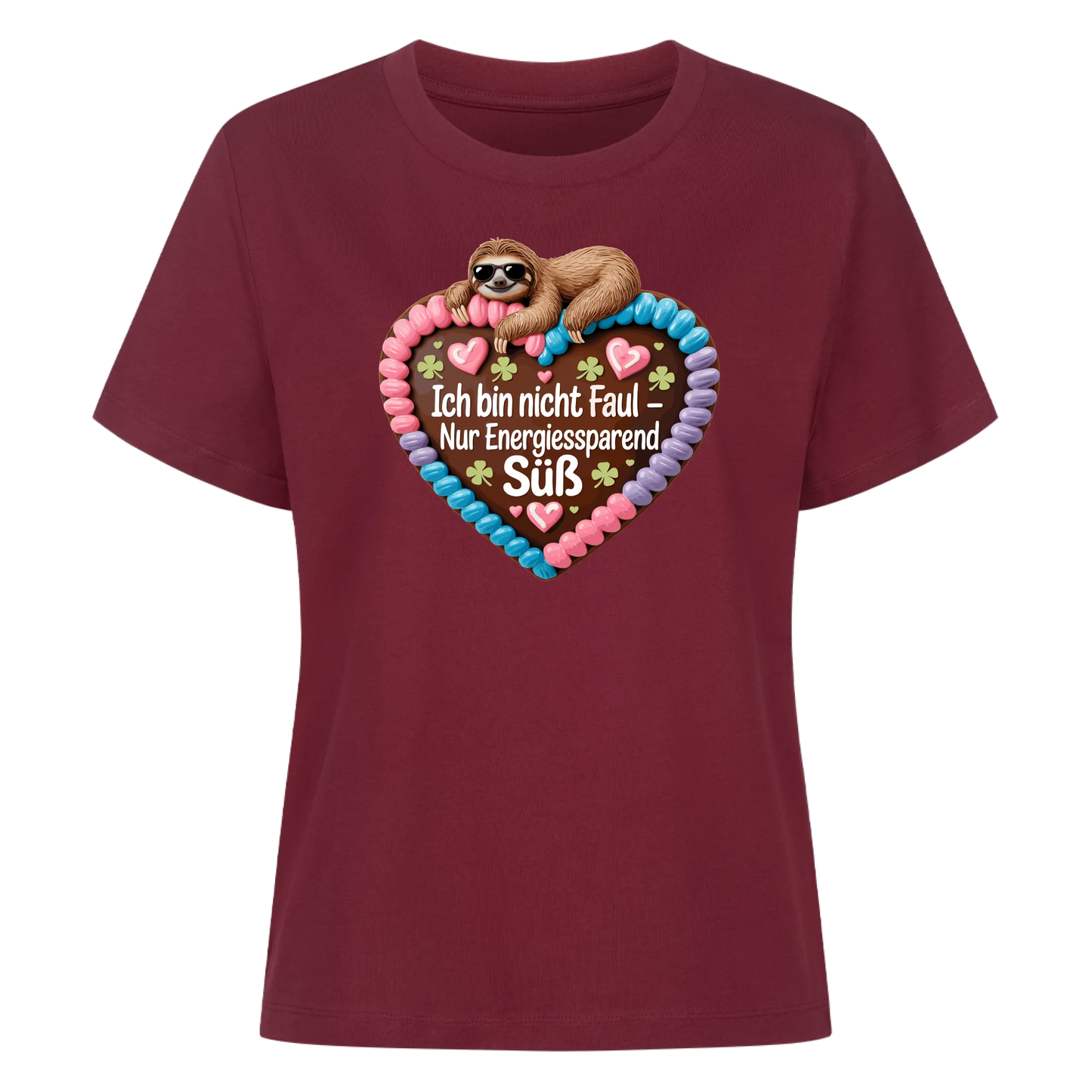 lady shirt Ich bin nicht faul - nur energiesparend süß
