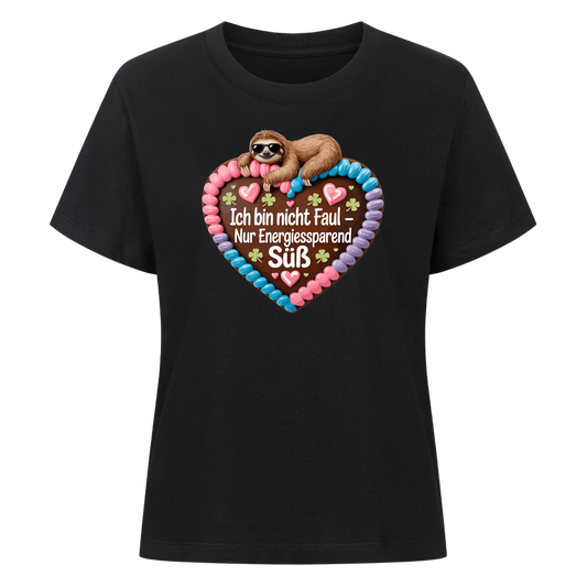 lady shirt Ich bin nicht faul - nur energiesparend süß