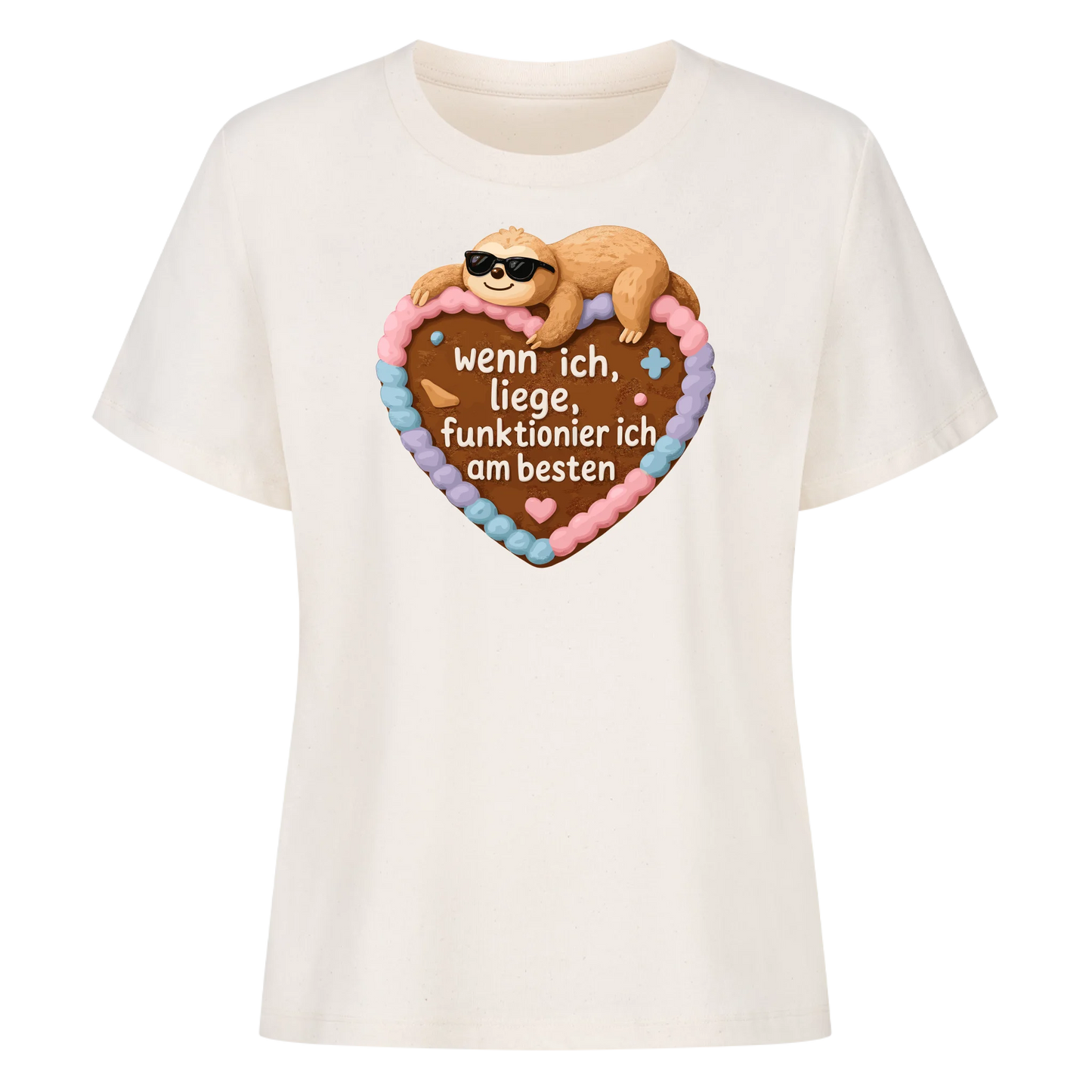 lady shirt wenn ich liege, funktioniere ich am besten