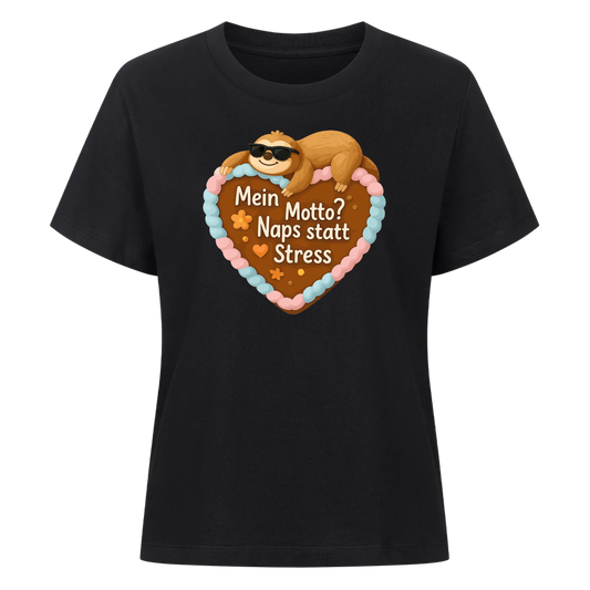 lady shirt Mein Mott? Naps statt Stress