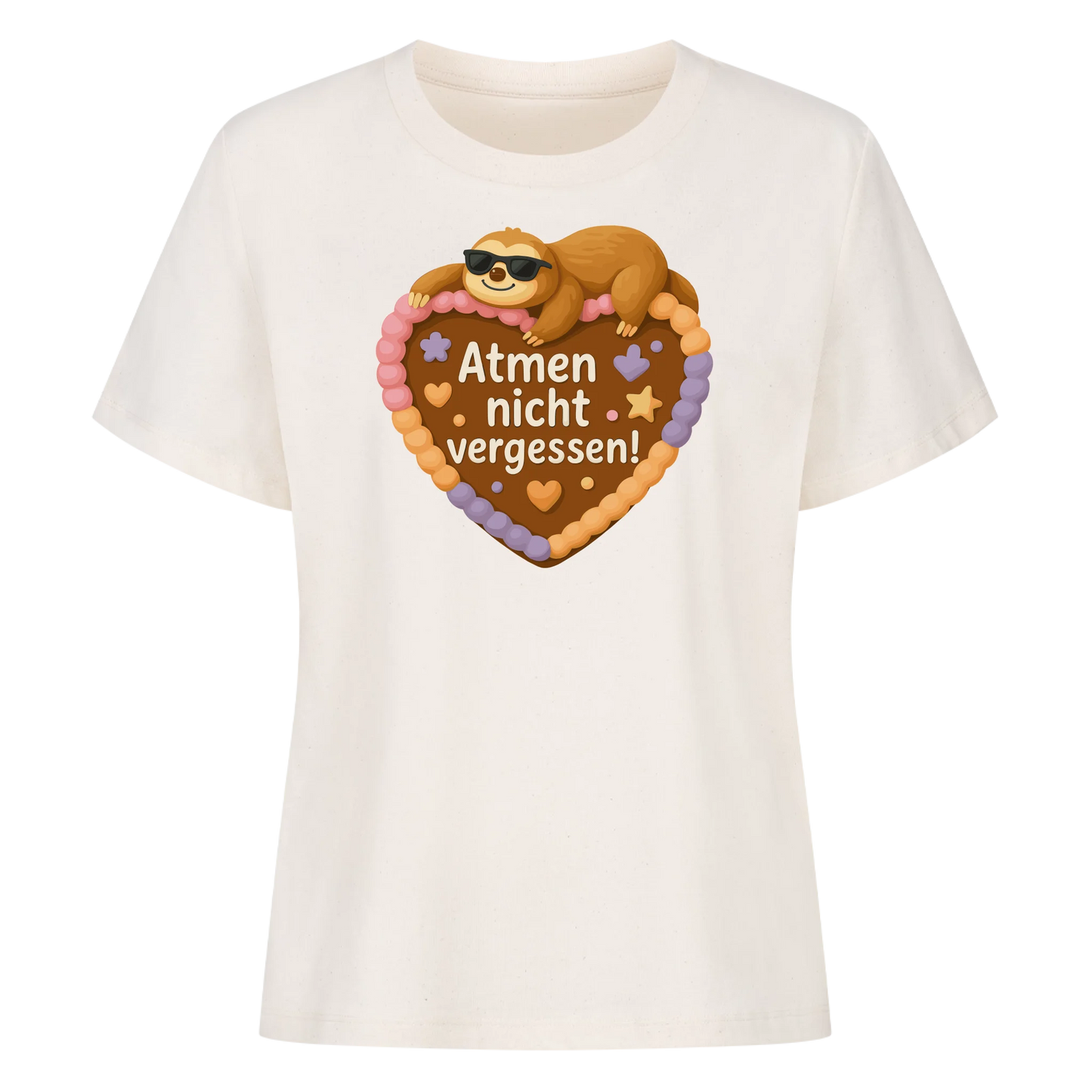 lady shirt Atmen nicht vergessen!