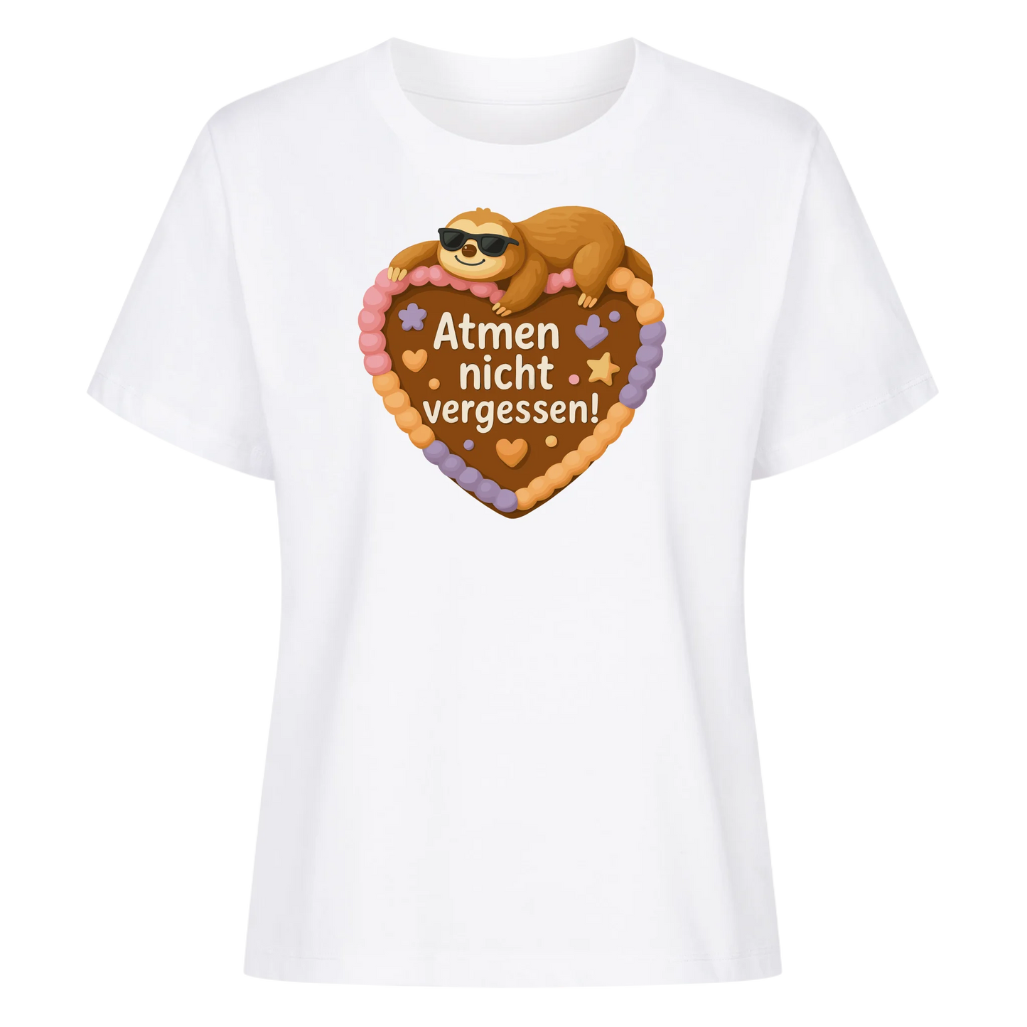lady shirt Atmen nicht vergessen!