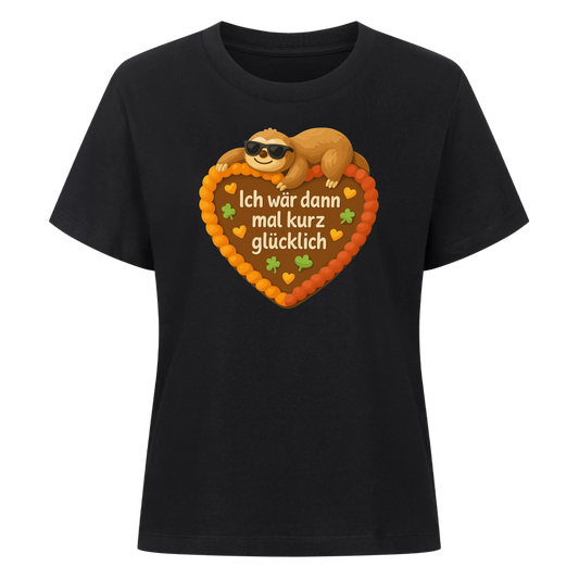 lady shirt Ich wär dann mal kurz glücklich
