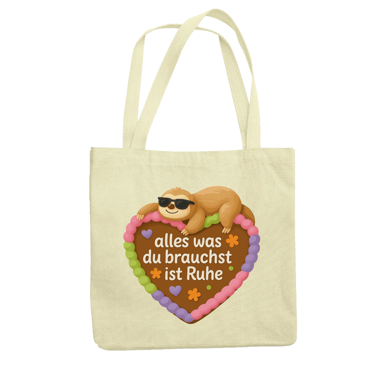 Jutetasche alles was du brauchst ist Ruhe