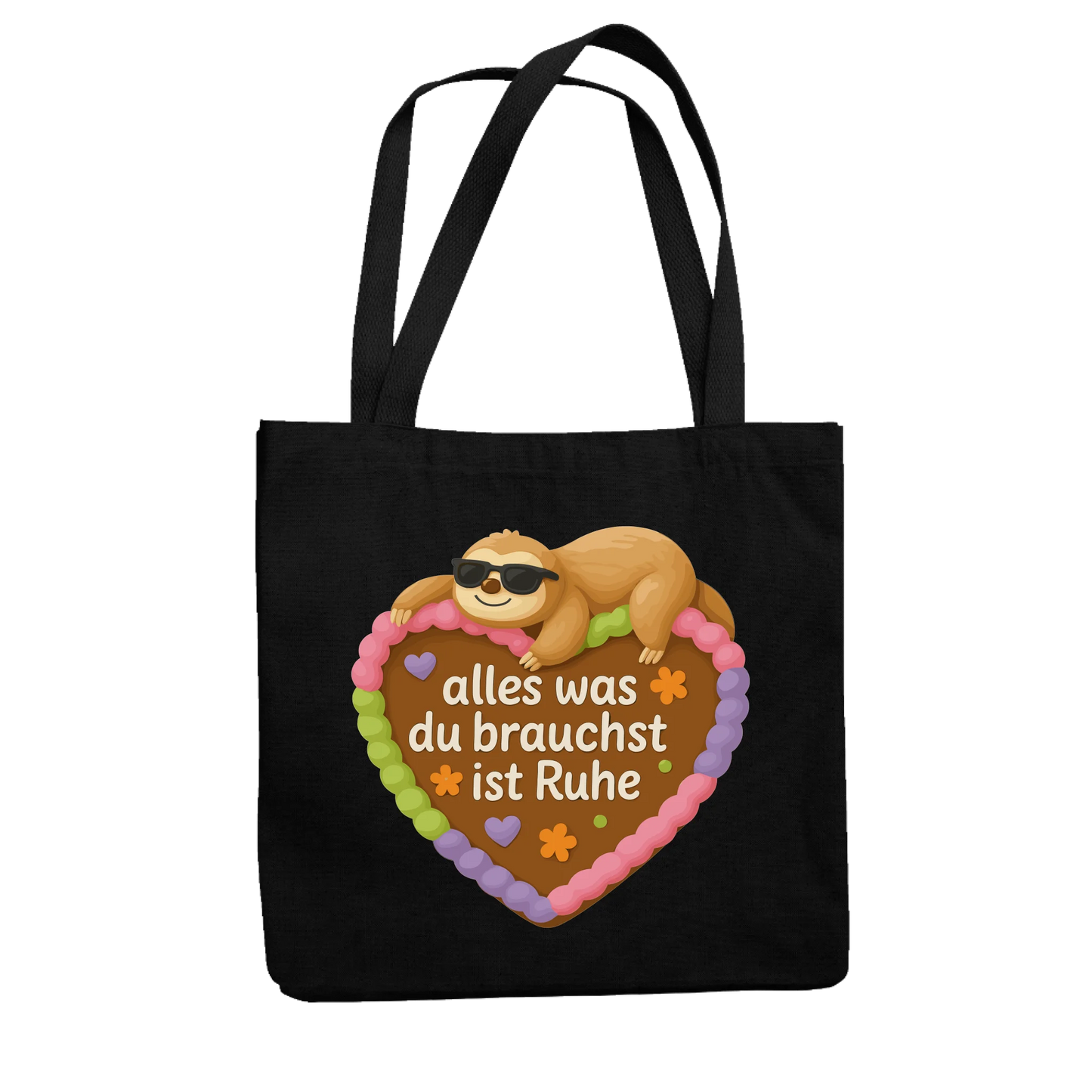 Jutetasche alles was du brauchst ist Ruhe