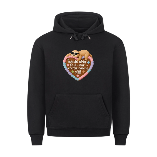 Hoodie Ich bin nicht faul - nur energiesparend süß