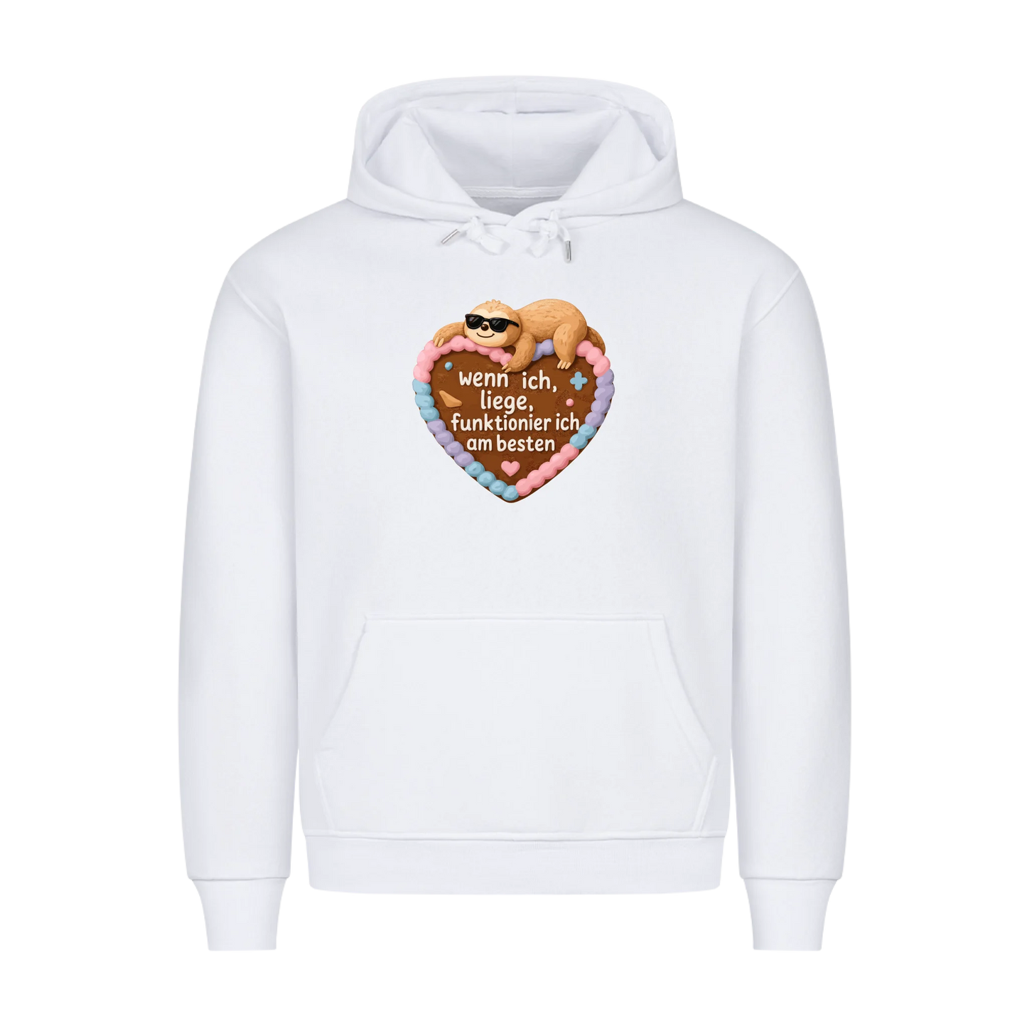 Hoodie wenn ich liege, funktionier ich am besten